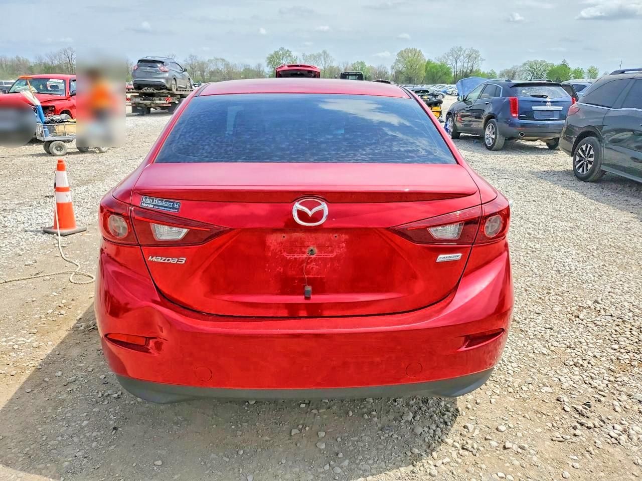 2014 Mazda 3 Touring Red vin: JM1BM1V79E1125220