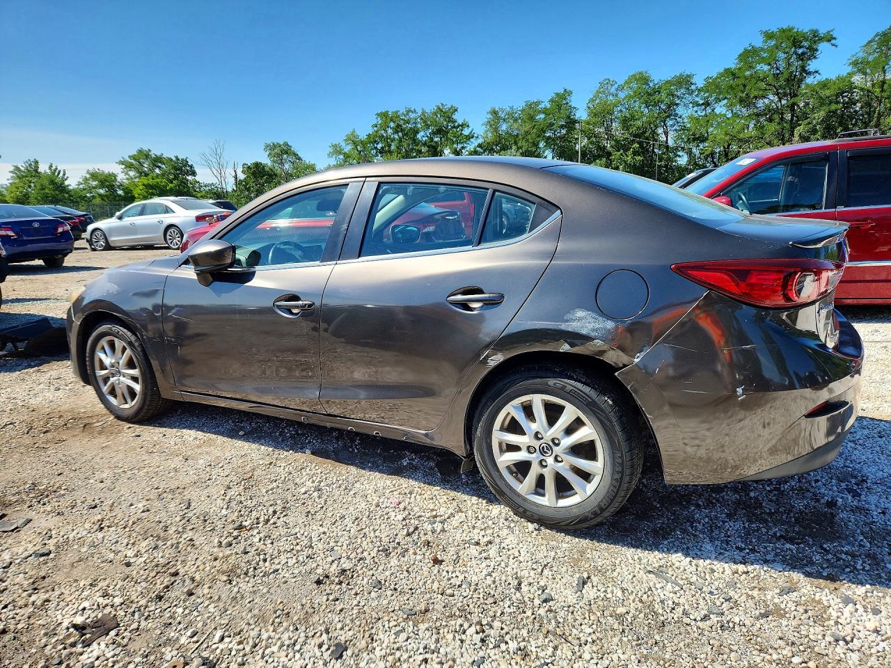 2014 Mazda 3 Touring Gray vin: JM1BM1V79E1183893
