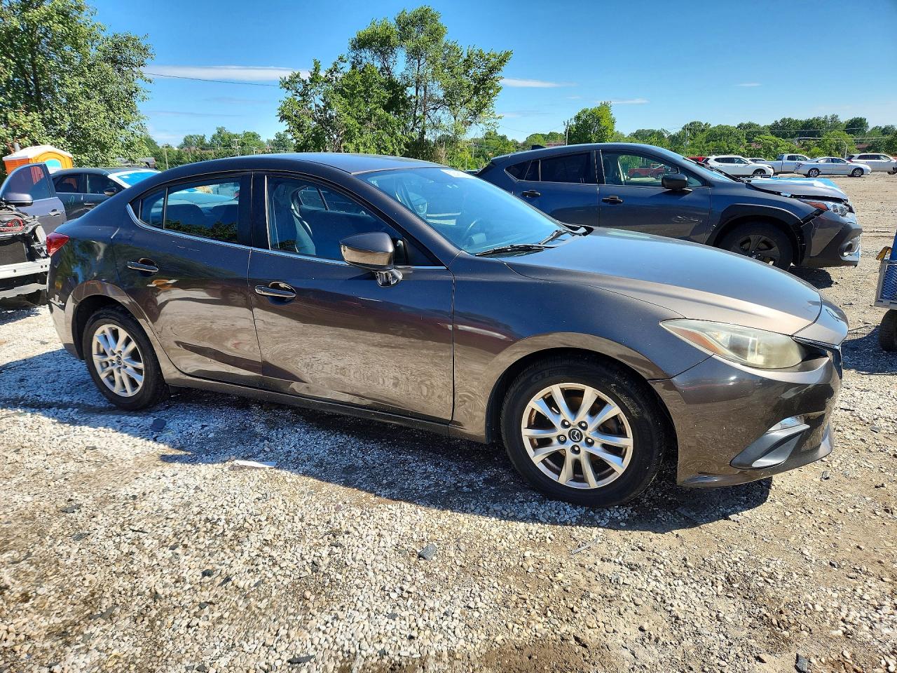 2014 Mazda 3 Touring Gray vin: JM1BM1V79E1183893