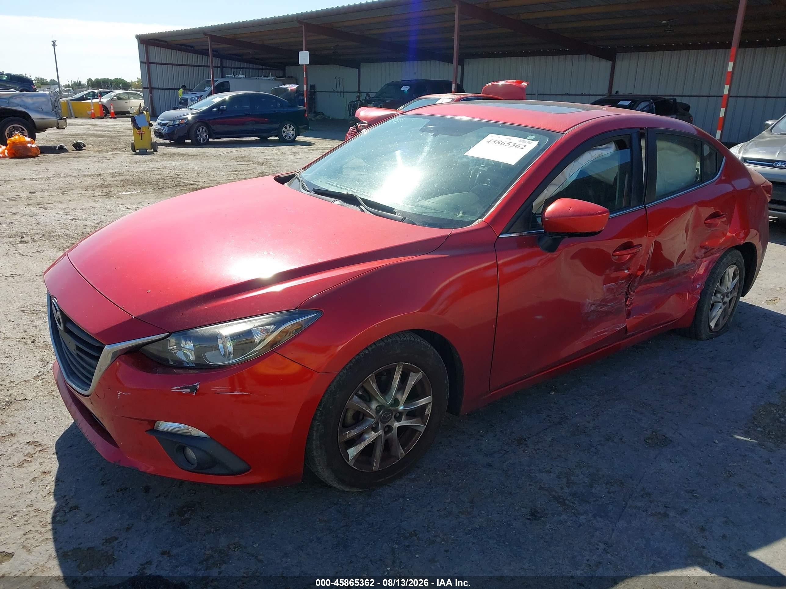 2015 Mazda Mazda3 I Touring Red vin: JM1BM1V79F1242278