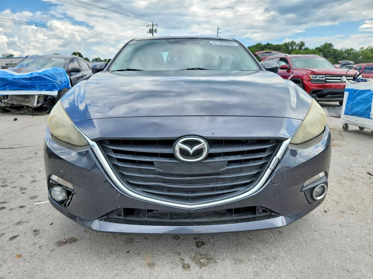 2014 Mazda 3 Gray vin: JM1BM1V7XE1160445