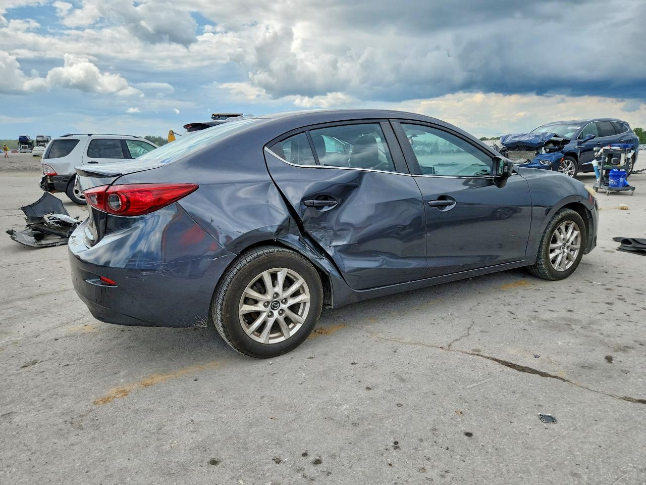2014 Mazda 3 Gray vin: JM1BM1V7XE1160445