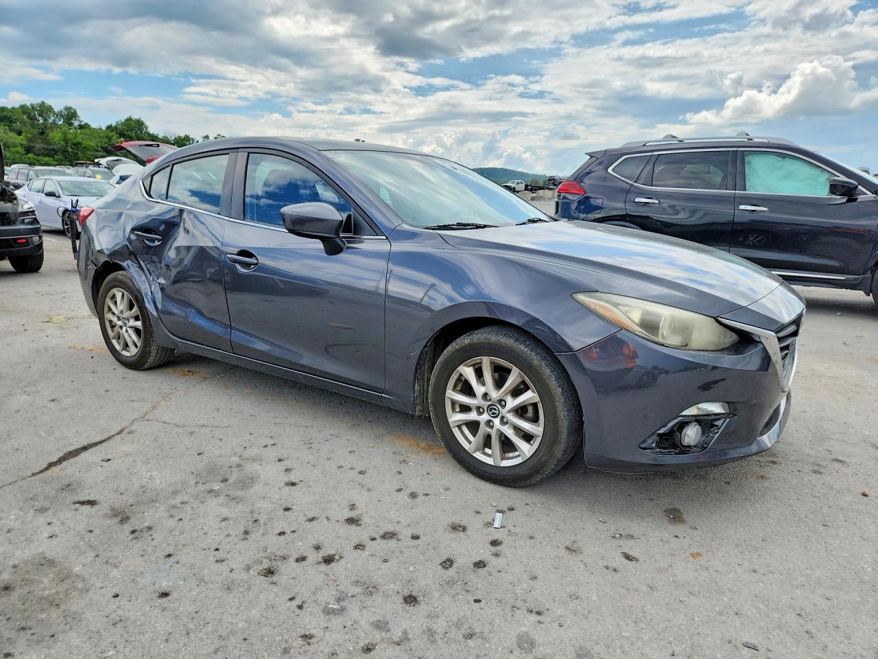 2014 Mazda 3 Gray vin: JM1BM1V7XE1160445