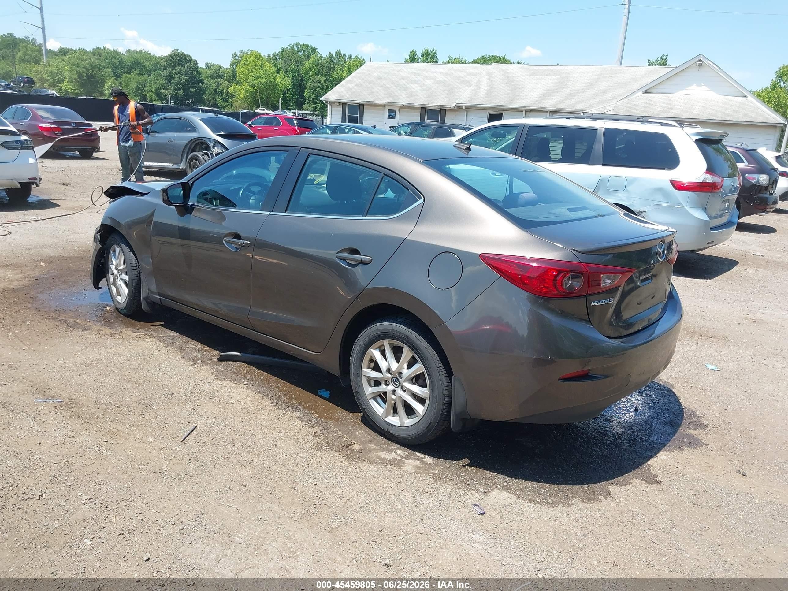 2014 Mazda Mazda3 I Touring Серый vin: JM1BM1V7XE1201589