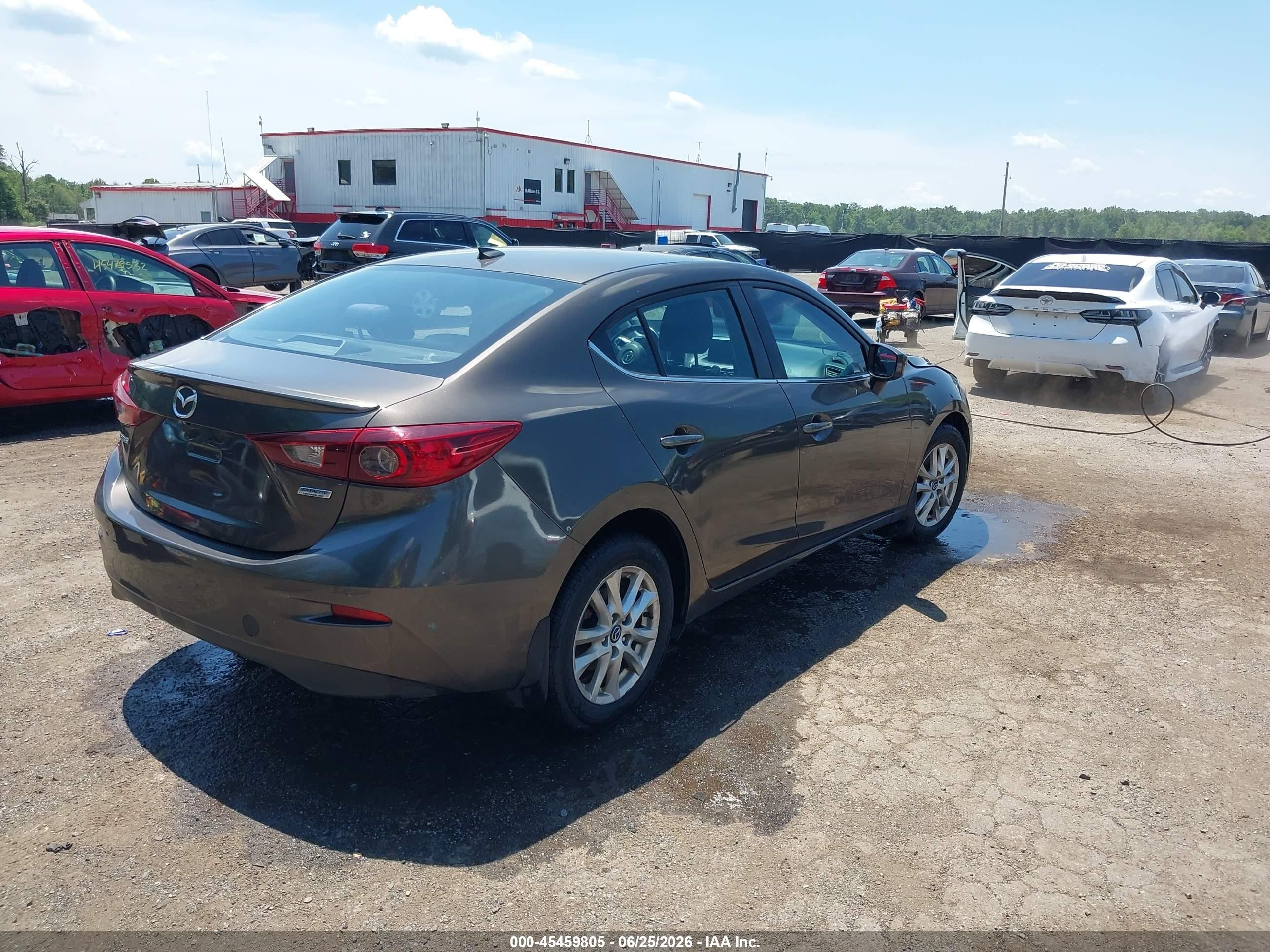 2014 Mazda Mazda3 I Touring Серый vin: JM1BM1V7XE1201589