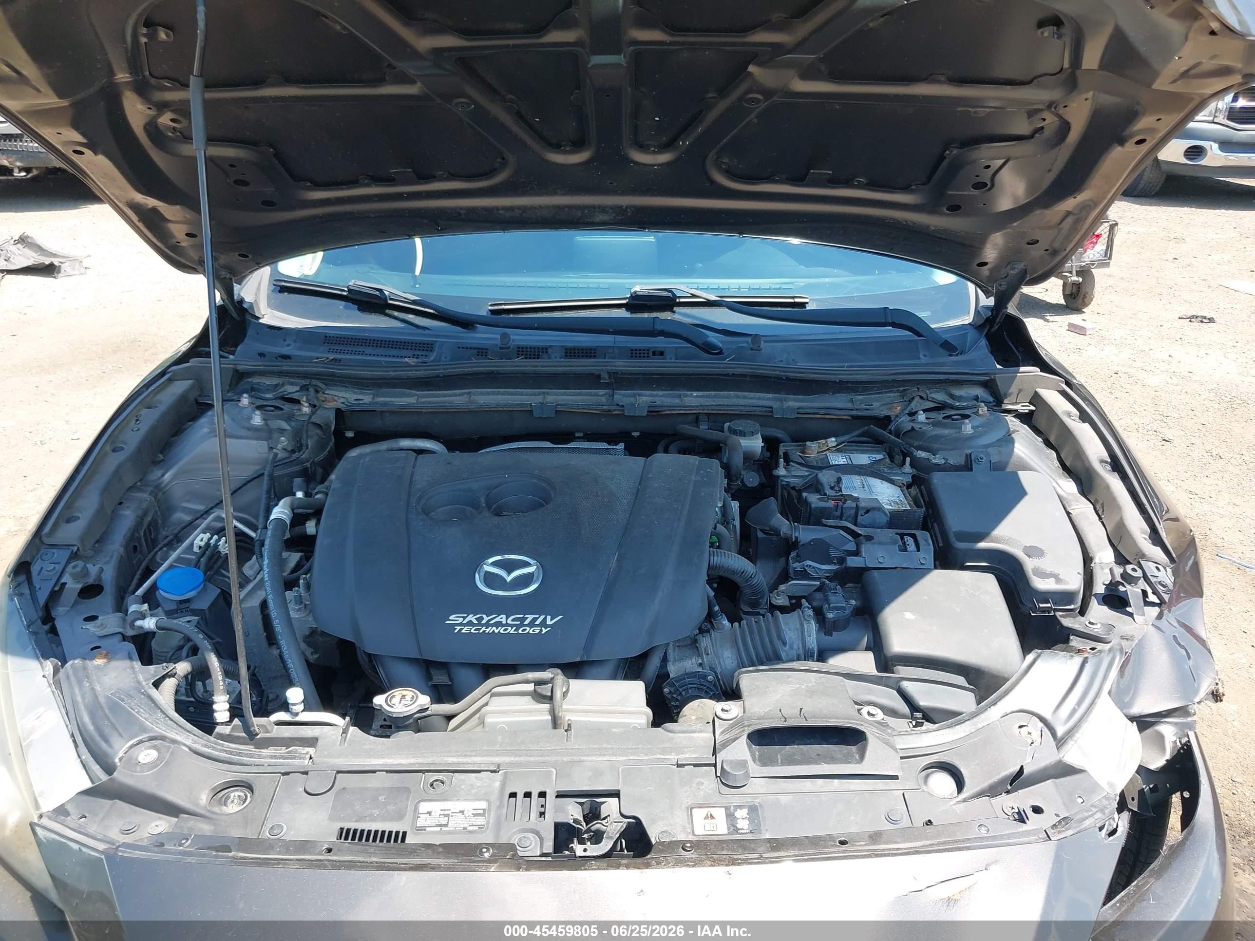 2014 Mazda Mazda3 I Touring Серый vin: JM1BM1V7XE1201589