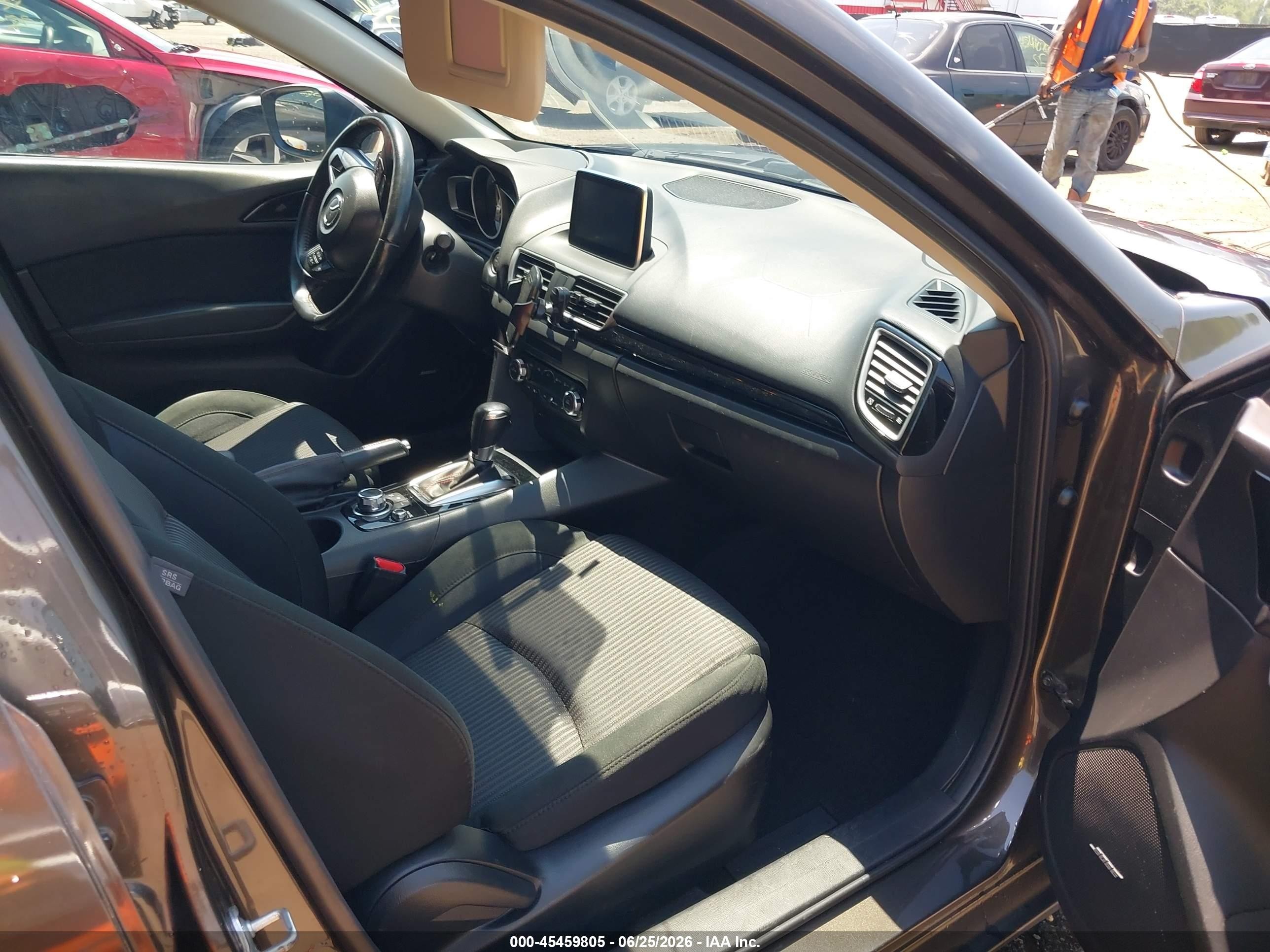 2014 Mazda Mazda3 I Touring Серый vin: JM1BM1V7XE1201589