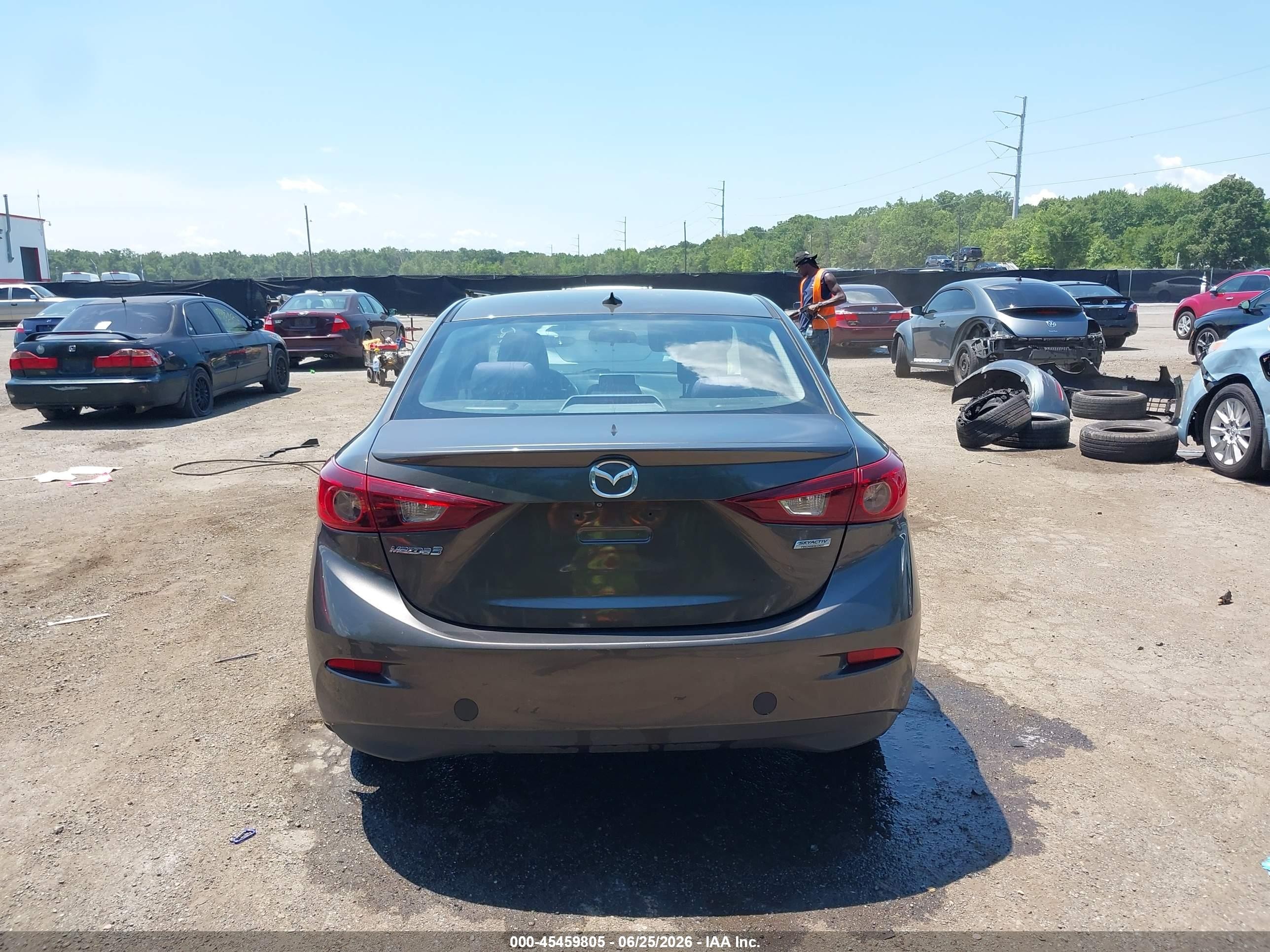 2014 Mazda Mazda3 I Touring Серый vin: JM1BM1V7XE1201589