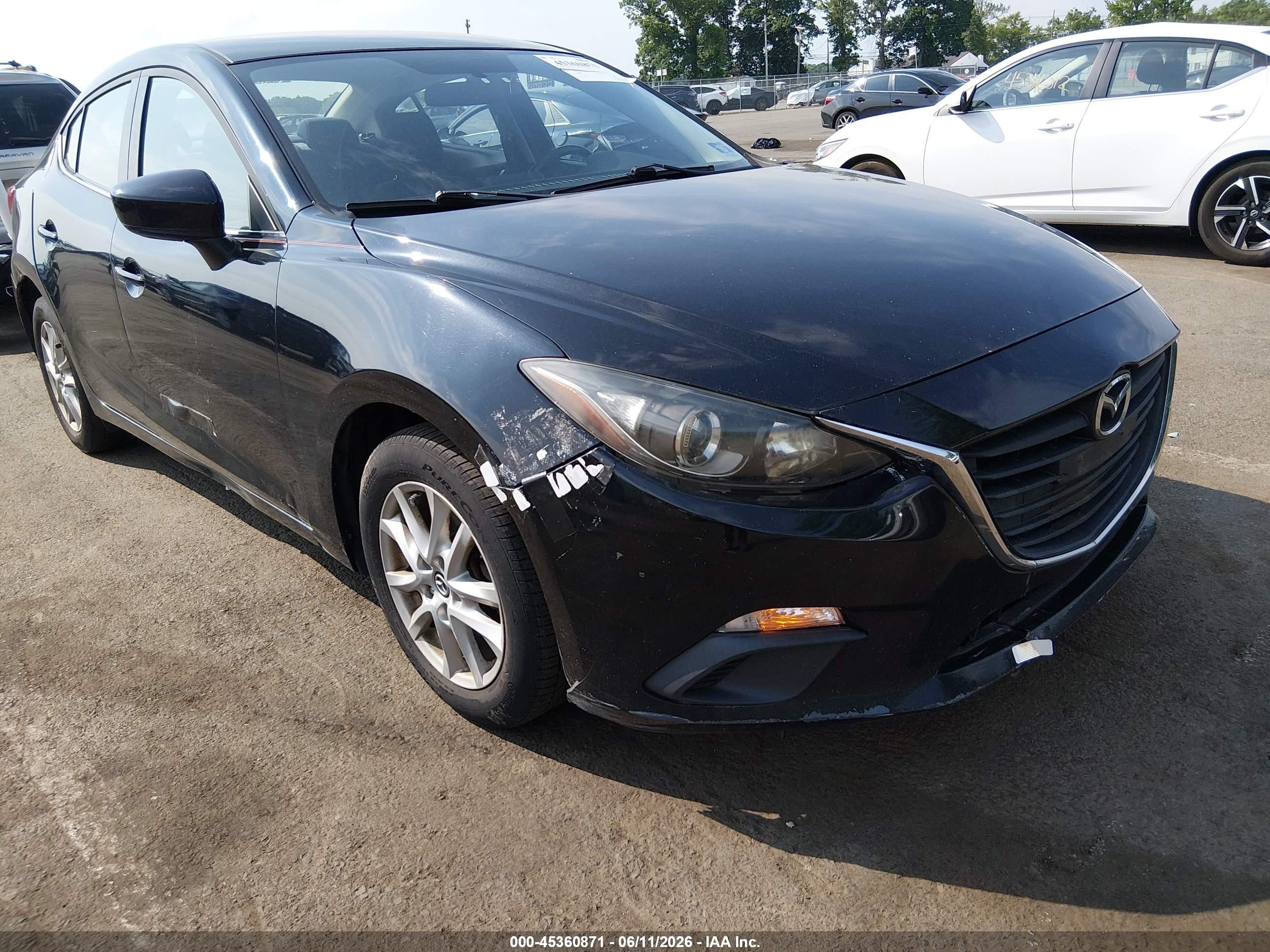 2014 Mazda Mazda3 I Touring Black vin: JM1BM1V7XE1212074