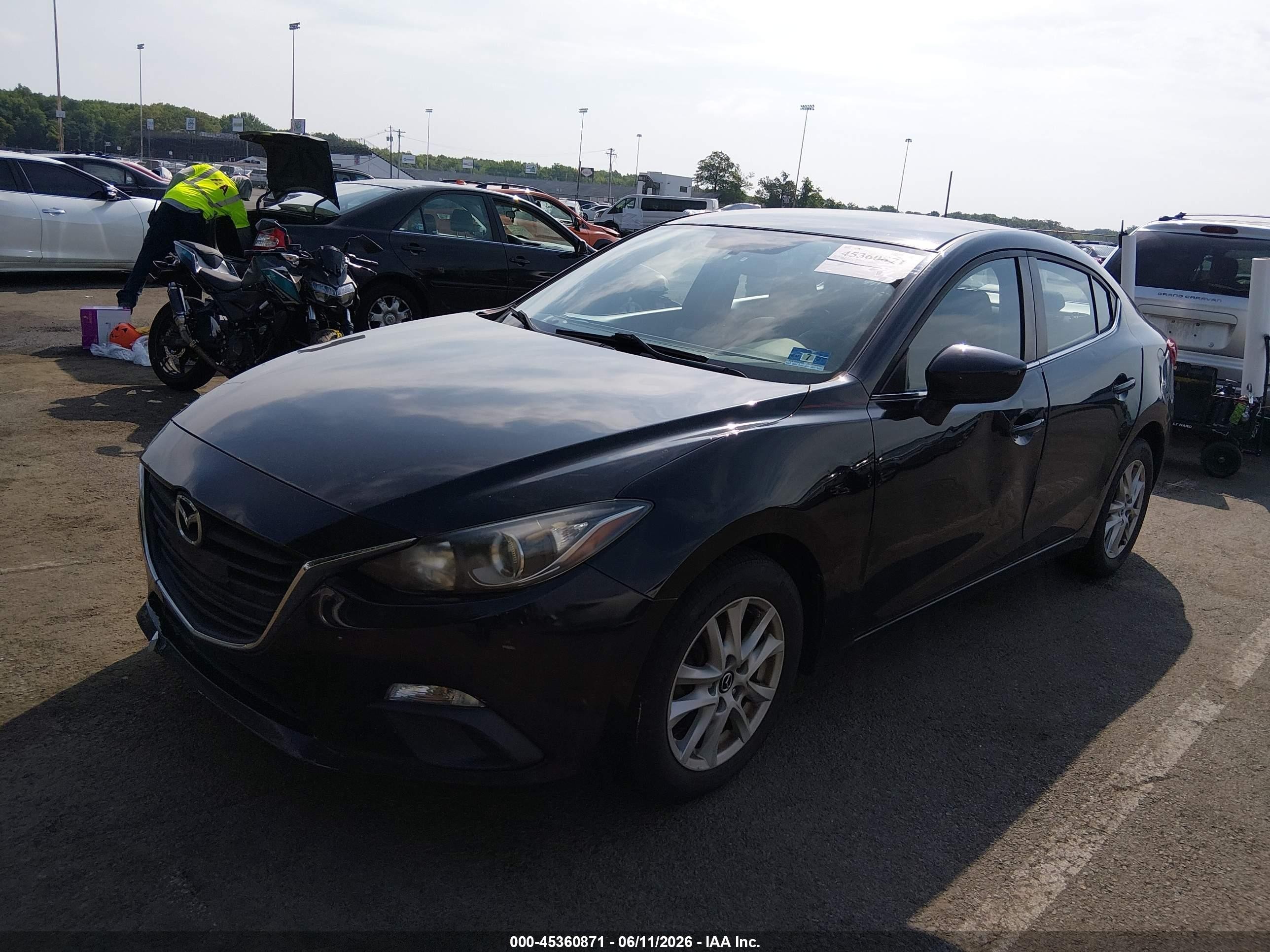 2014 Mazda Mazda3 I Touring Black vin: JM1BM1V7XE1212074