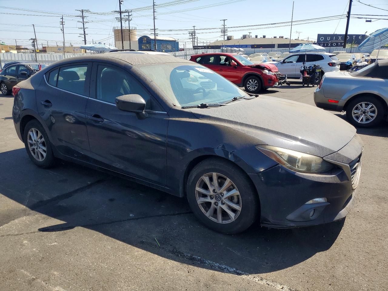 2015 Mazda 3 Touring Blue vin: JM1BM1V7XF1221634