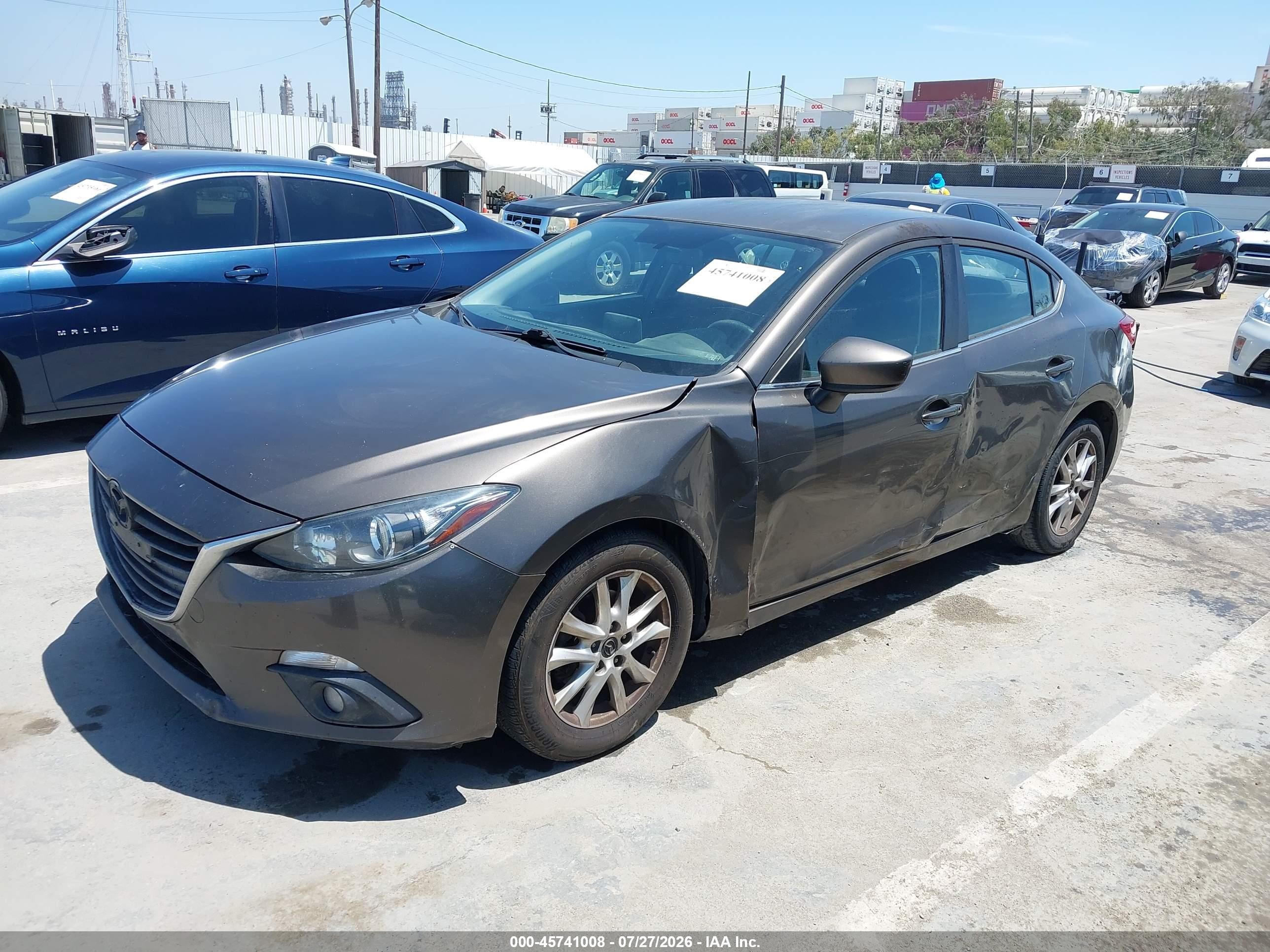 2015 Mazda Mazda3 I Touring Gray vin: JM1BM1V7XF1267884
