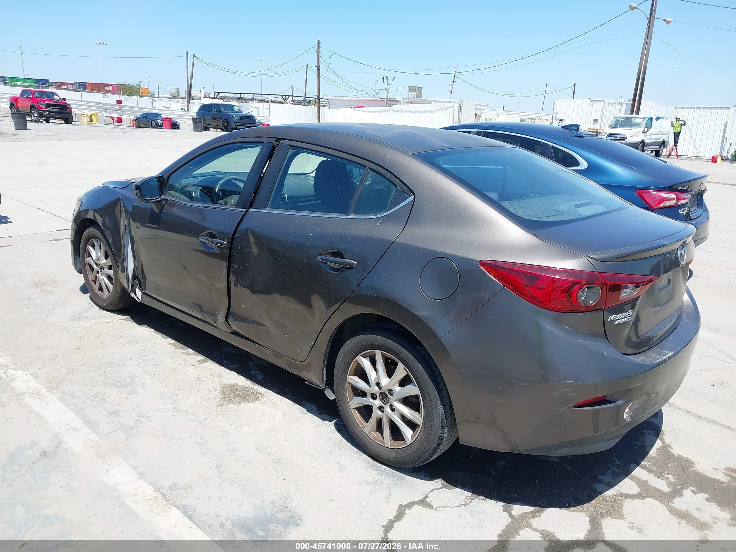 2015 Mazda Mazda3 I Touring Gray vin: JM1BM1V7XF1267884