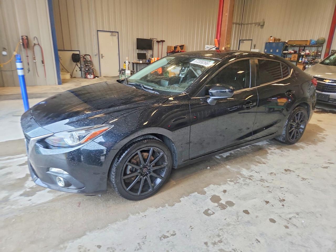 2014 Mazda 3 Grand Touring Black vin: JM1BM1W30E1126350