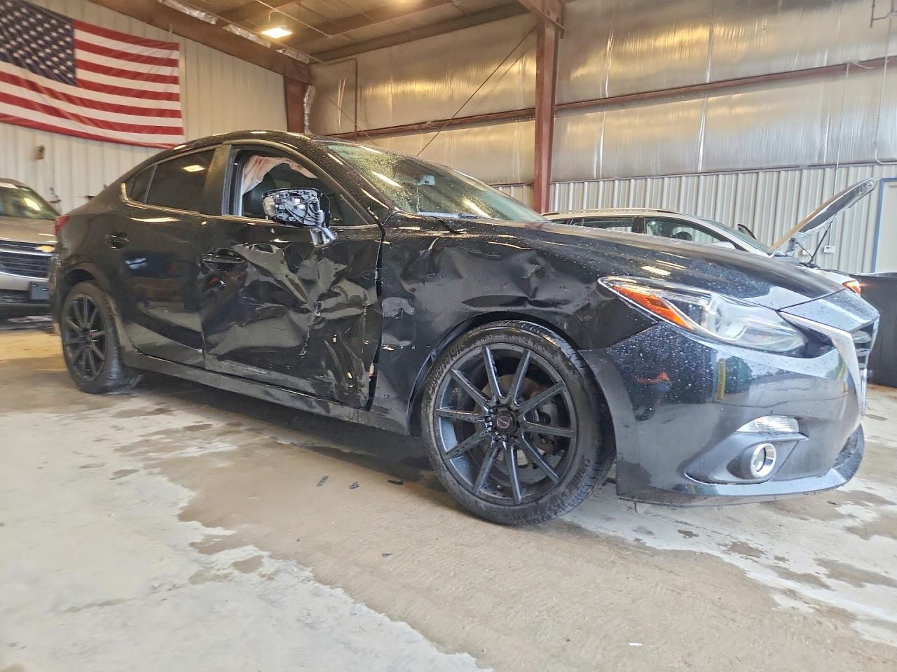 2014 Mazda 3 Grand Touring Black vin: JM1BM1W30E1126350