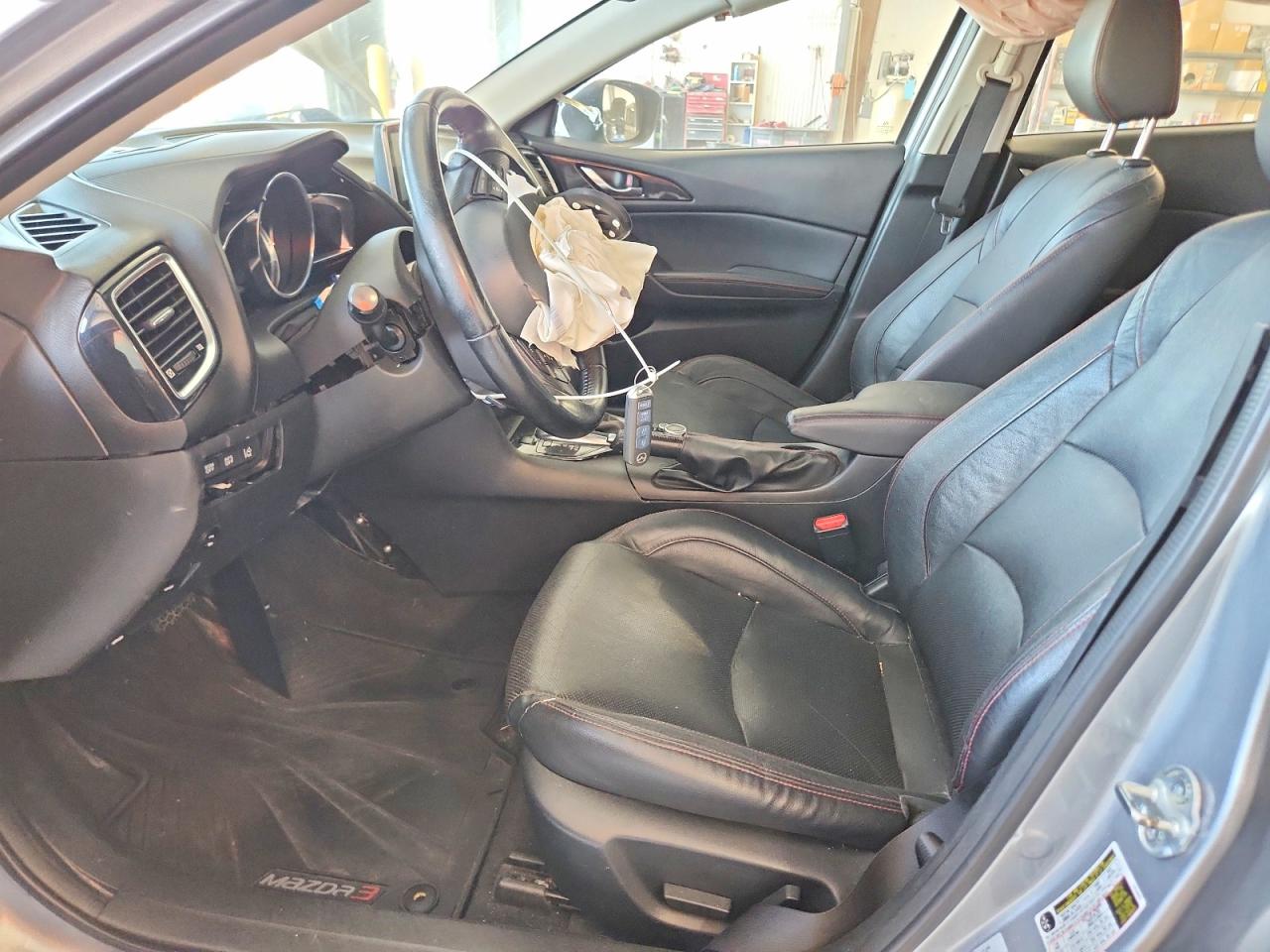 2014 Mazda 3 Grand Touring Silver vin: JM1BM1W30E1160109