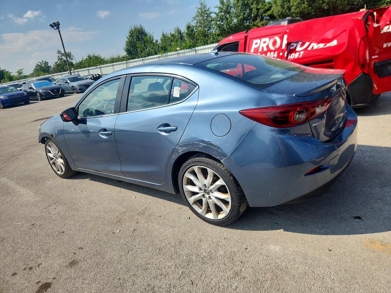 2014 Mazda 3 Grand Touring Blue vin: JM1BM1W31E1127345