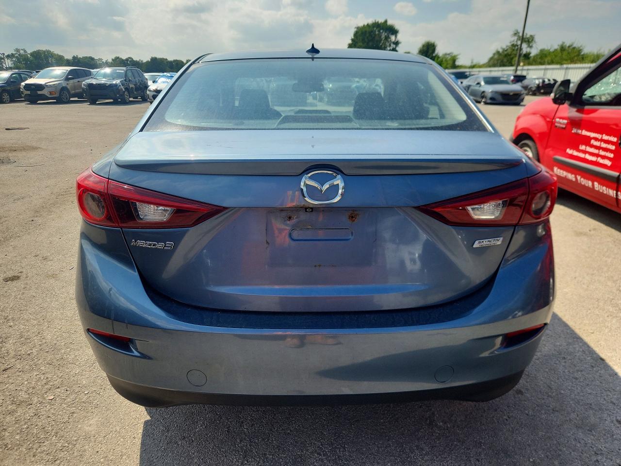 2014 Mazda 3 Grand Touring Blue vin: JM1BM1W31E1127345