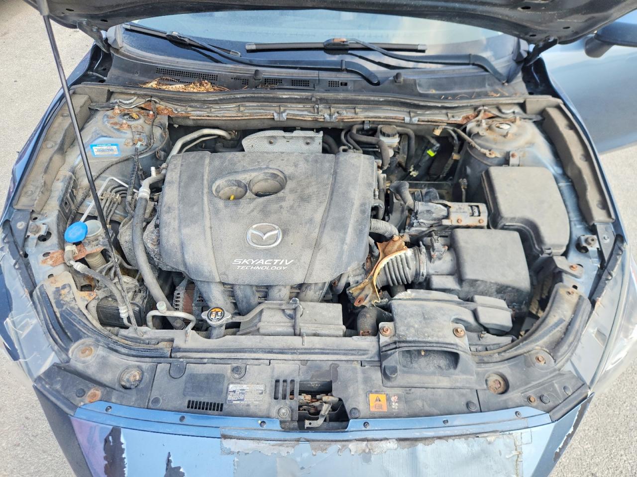 2014 Mazda 3 Grand Touring Blue vin: JM1BM1W31E1127345