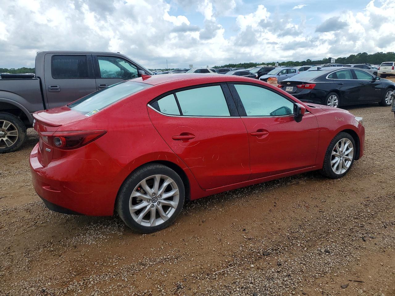 2014 Mazda 3 Grand Touring Red vin: JM1BM1W31E1209382