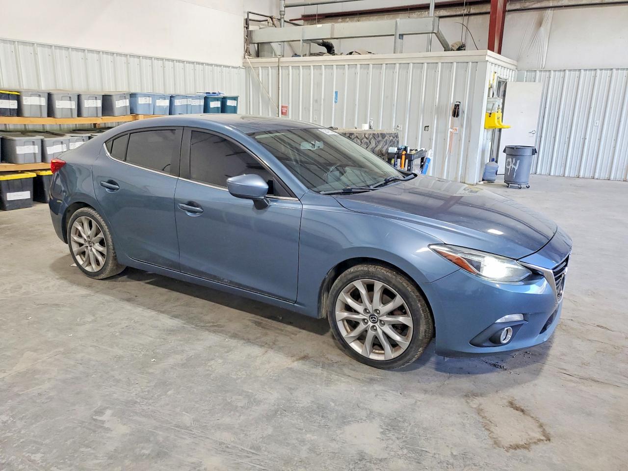 2014 Mazda 3 Grand Touring Blue vin: JM1BM1W32E1185139