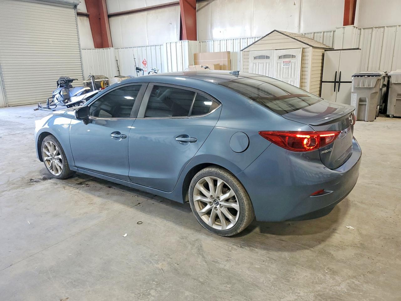 2014 Mazda 3 Grand Touring Blue vin: JM1BM1W32E1185139