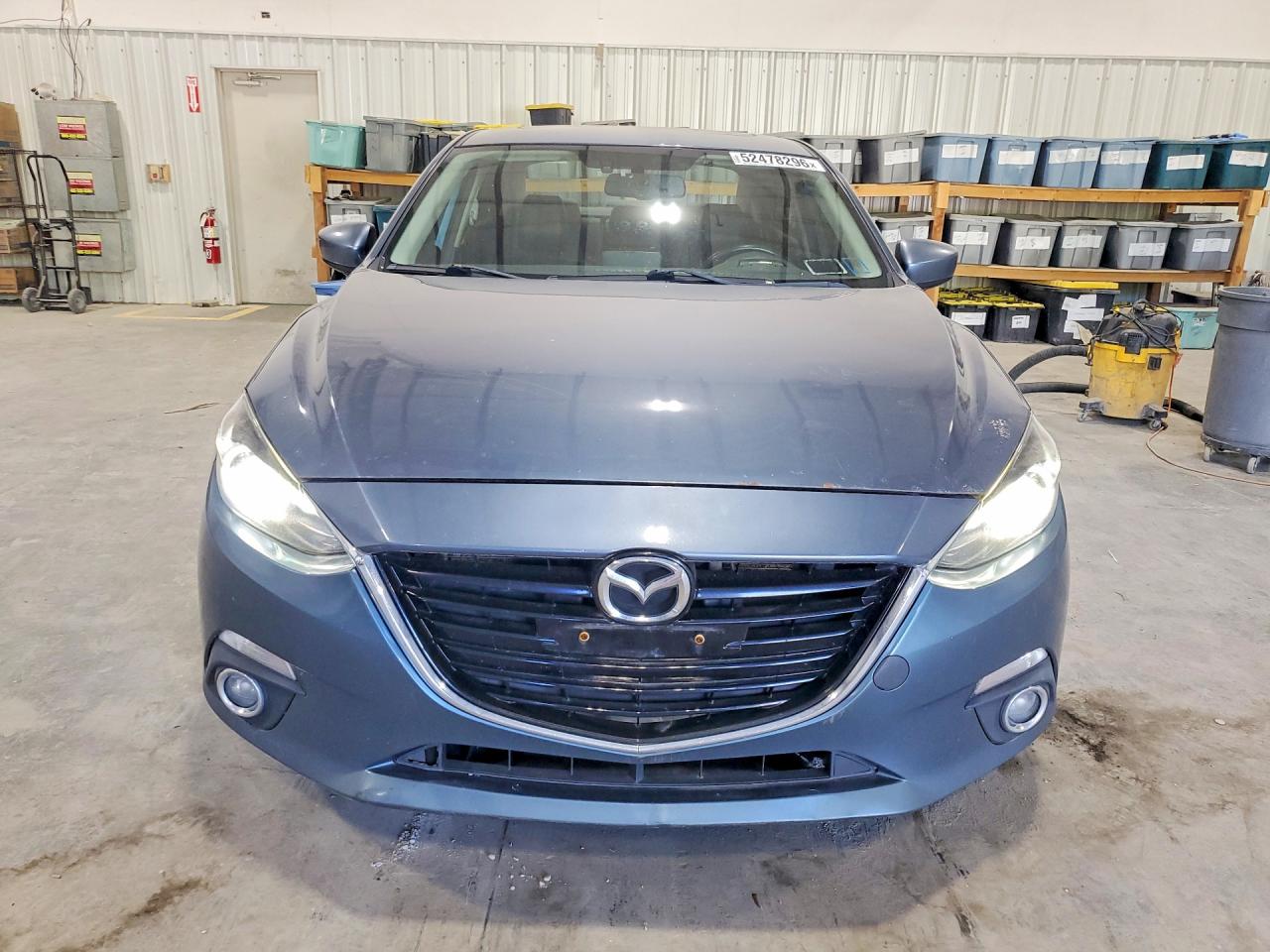 2014 Mazda 3 Grand Touring Blue vin: JM1BM1W32E1185139