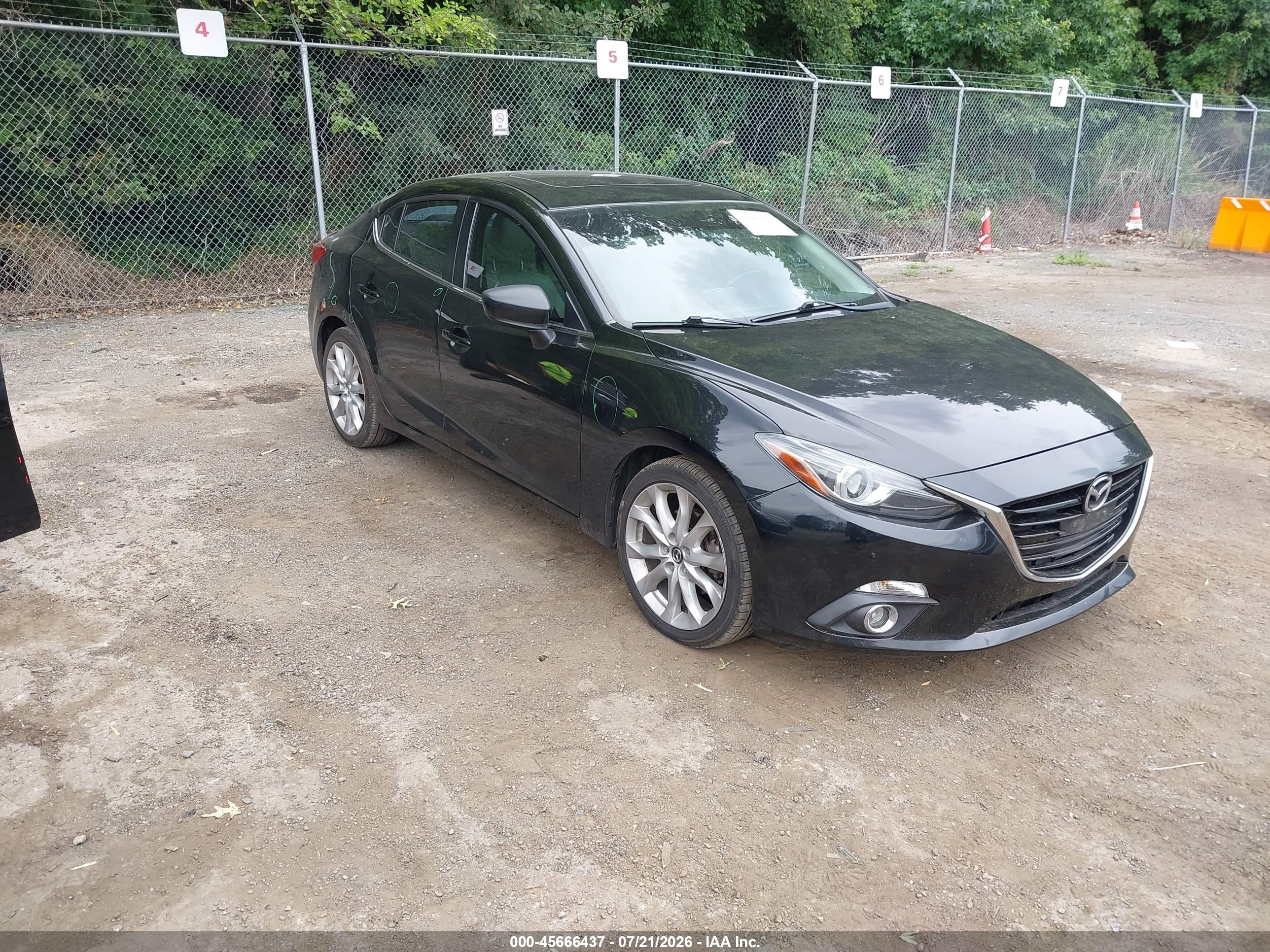 2014 Mazda Mazda3 S Grand Touring Black vin: JM1BM1W32E1193631