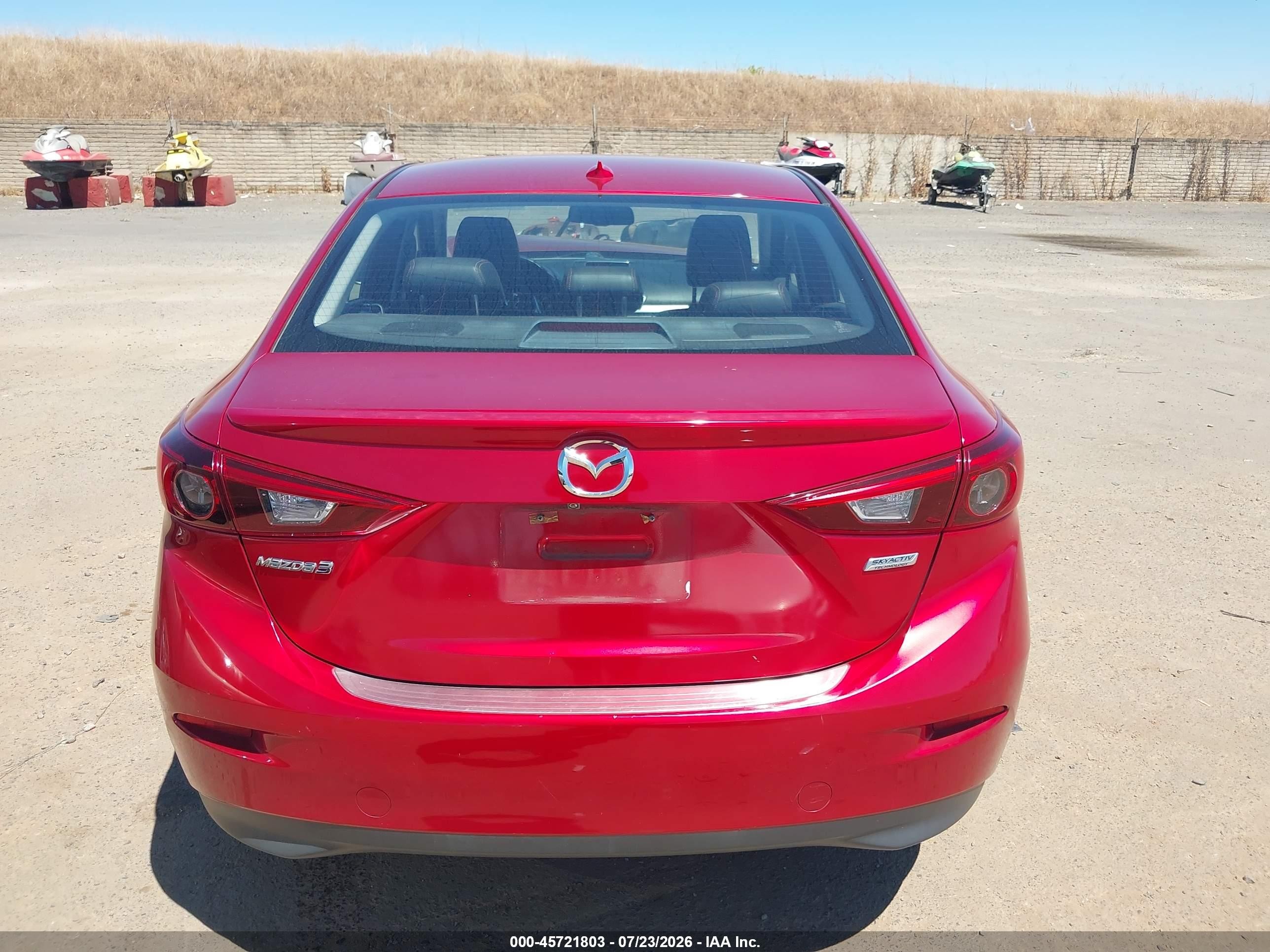 2014 Mazda Mazda3 S Grand Touring Red vin: JM1BM1W33E1128660