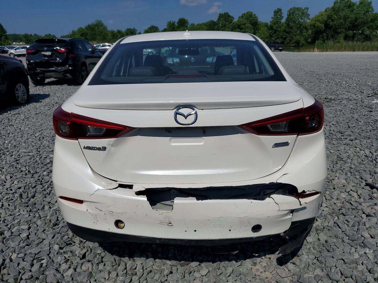 2015 Mazda 3 Grand Touring White vin: JM1BM1W33F1236830