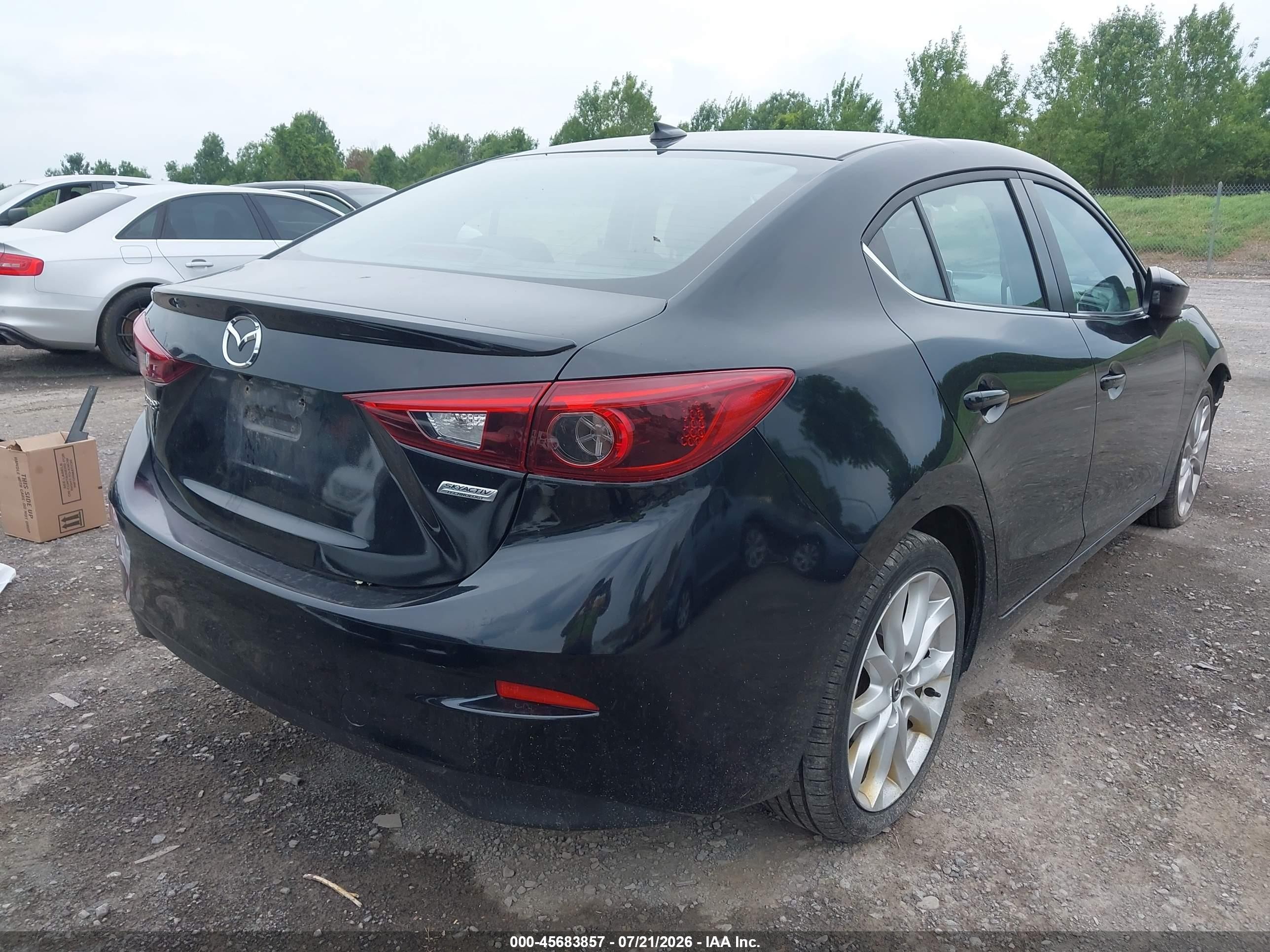 2014 Mazda Mazda3 S Grand Touring Черный vin: JM1BM1W34E1106568