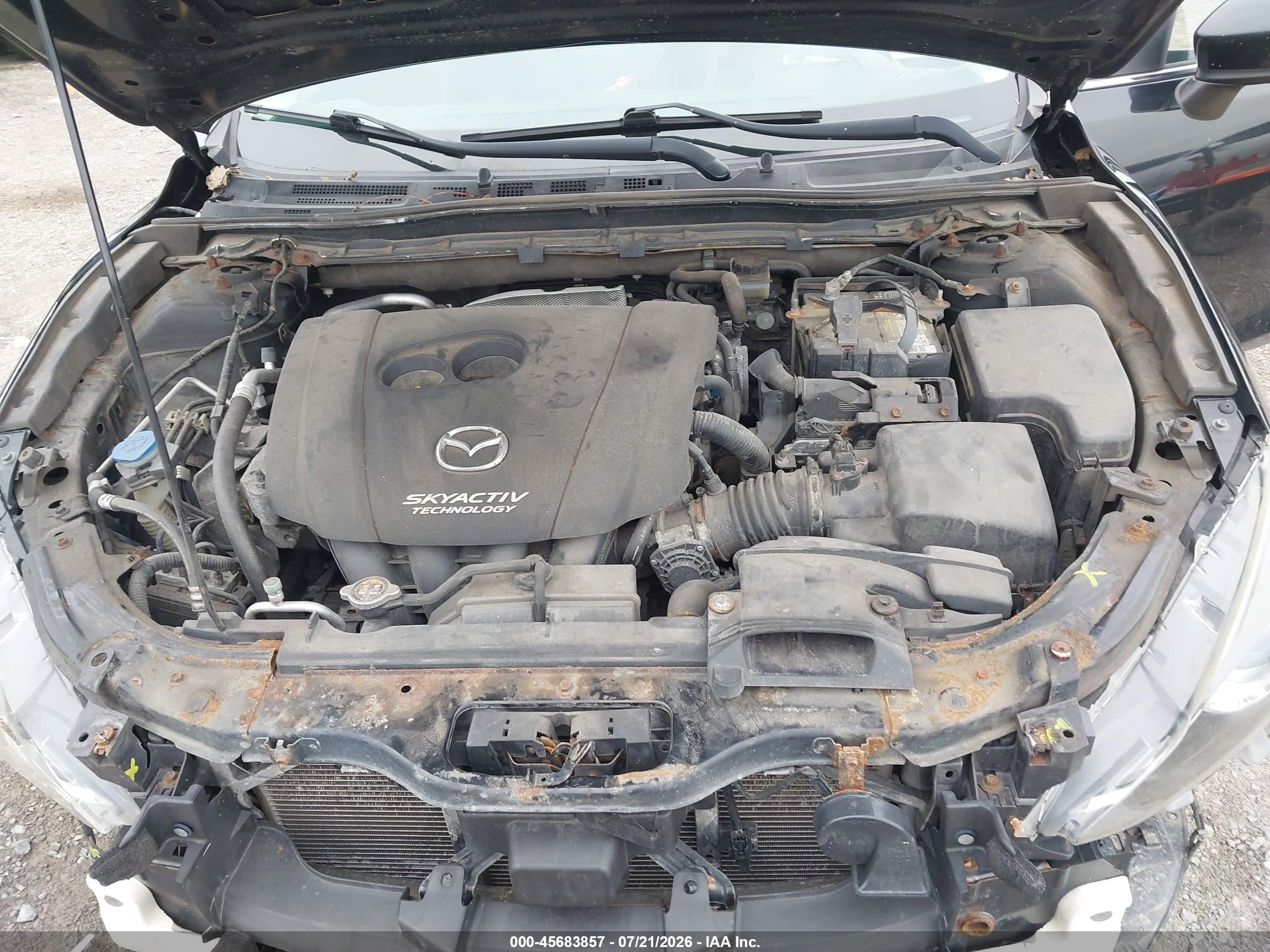 2014 Mazda Mazda3 S Grand Touring Черный vin: JM1BM1W34E1106568