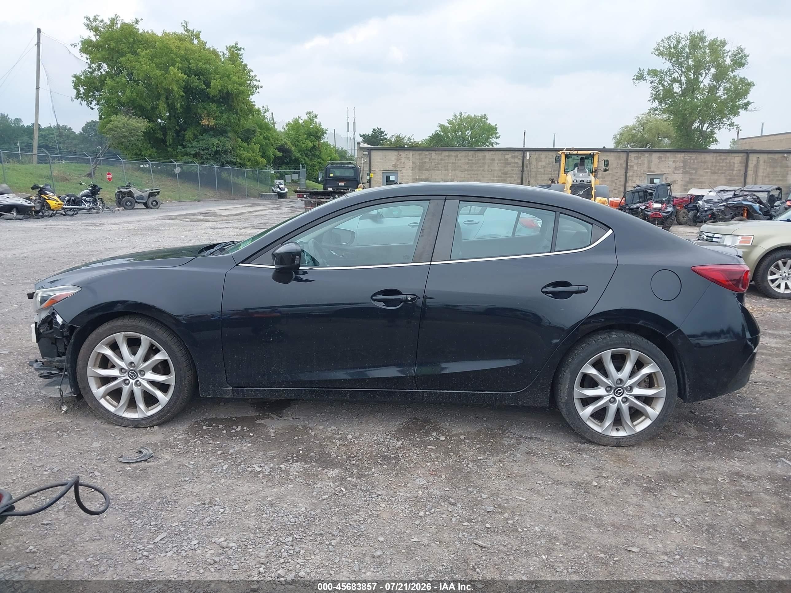 2014 Mazda Mazda3 S Grand Touring Черный vin: JM1BM1W34E1106568