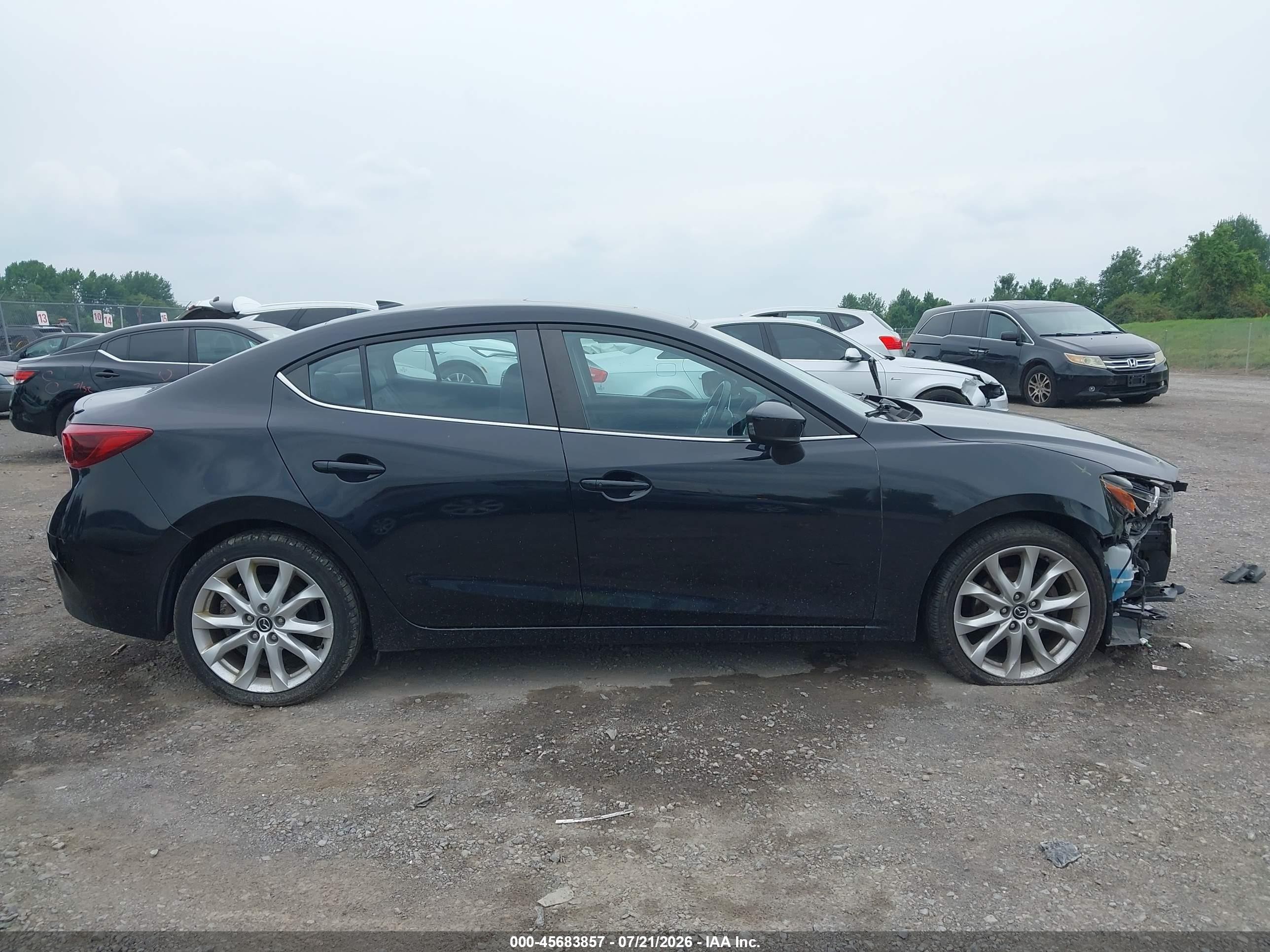 2014 Mazda Mazda3 S Grand Touring Черный vin: JM1BM1W34E1106568