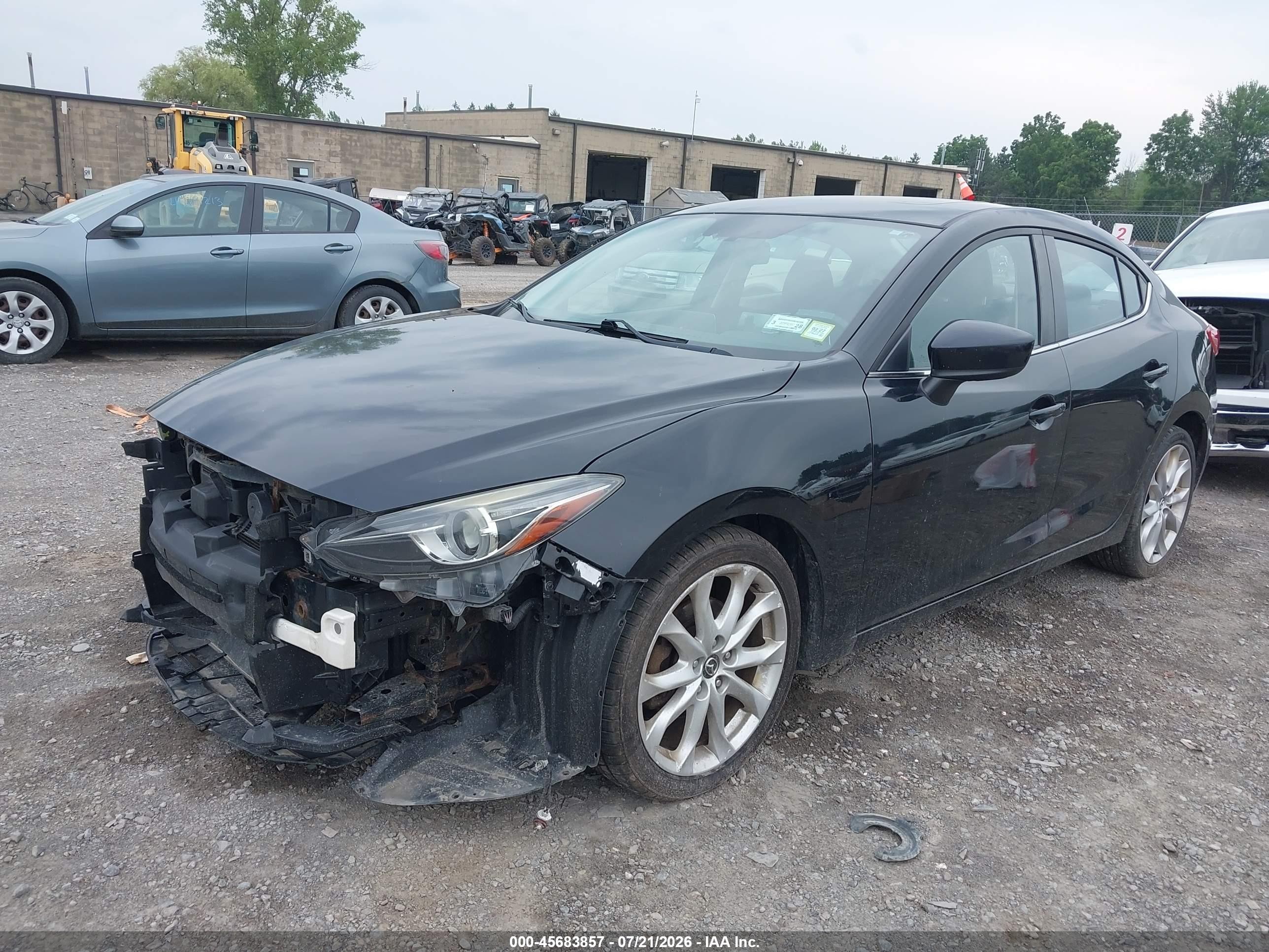 2014 Mazda Mazda3 S Grand Touring Черный vin: JM1BM1W34E1106568