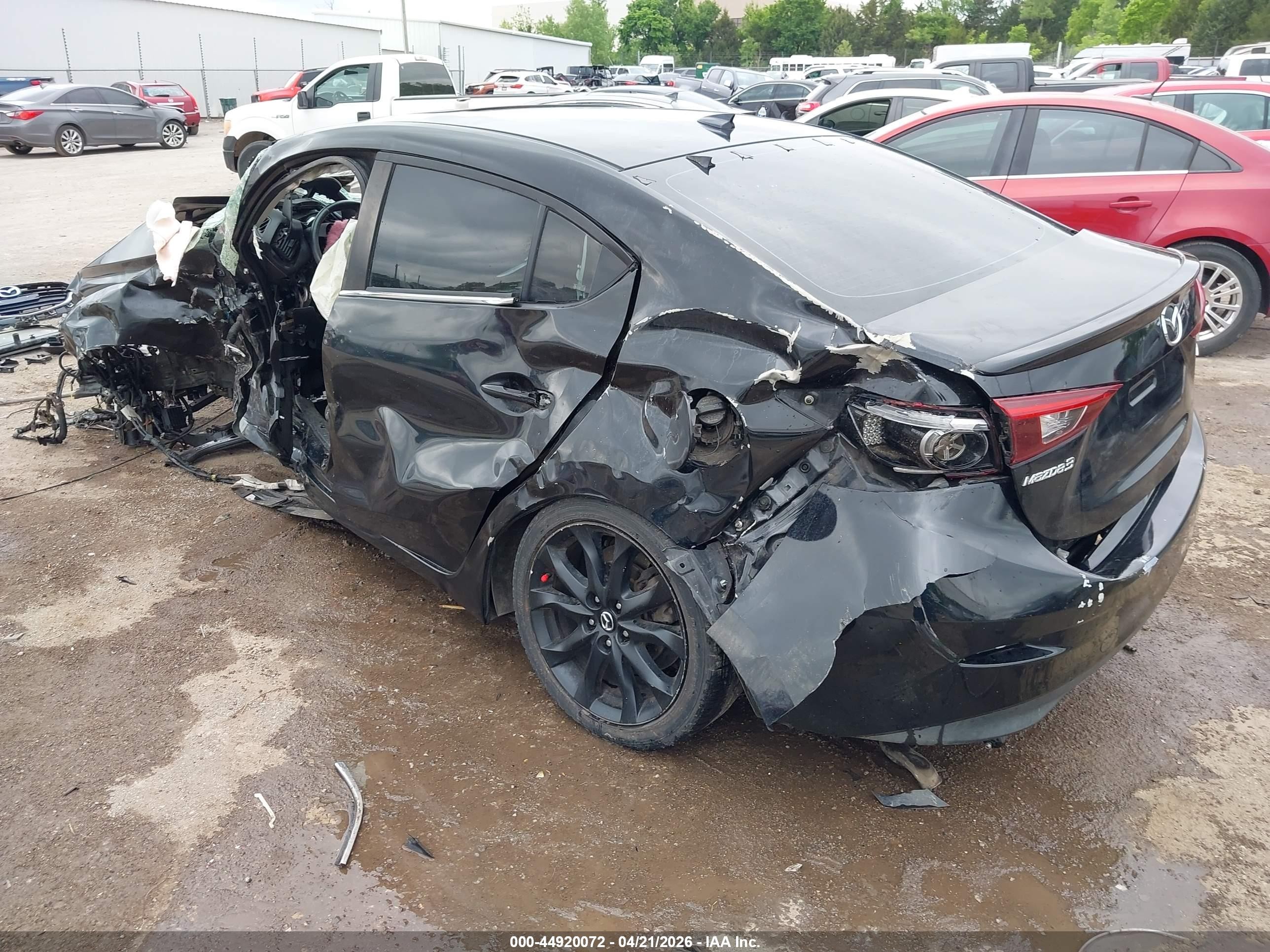 2014 Mazda Mazda3 S Grand Touring Black vin: JM1BM1W34E1109759