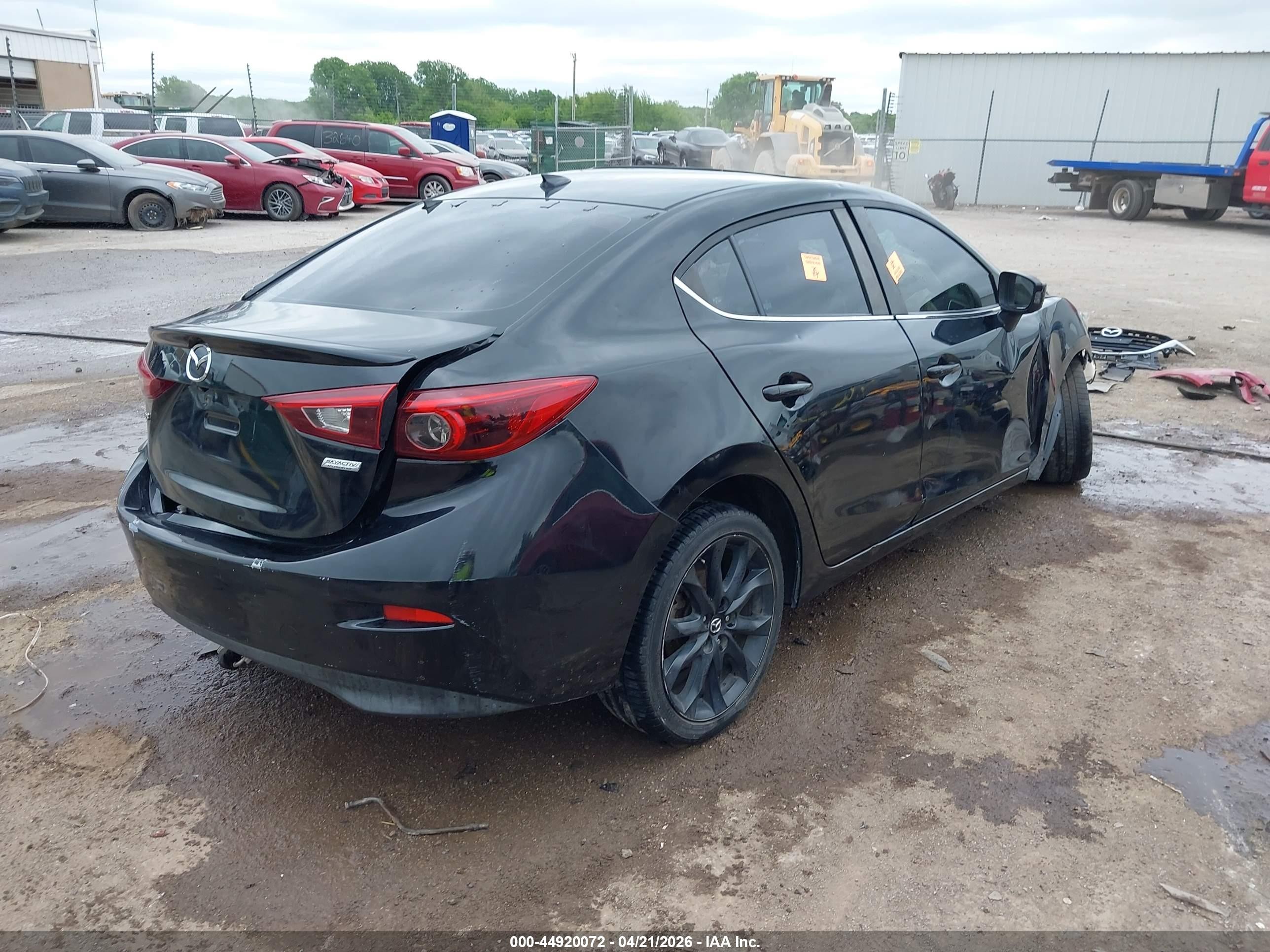 2014 Mazda Mazda3 S Grand Touring Black vin: JM1BM1W34E1109759