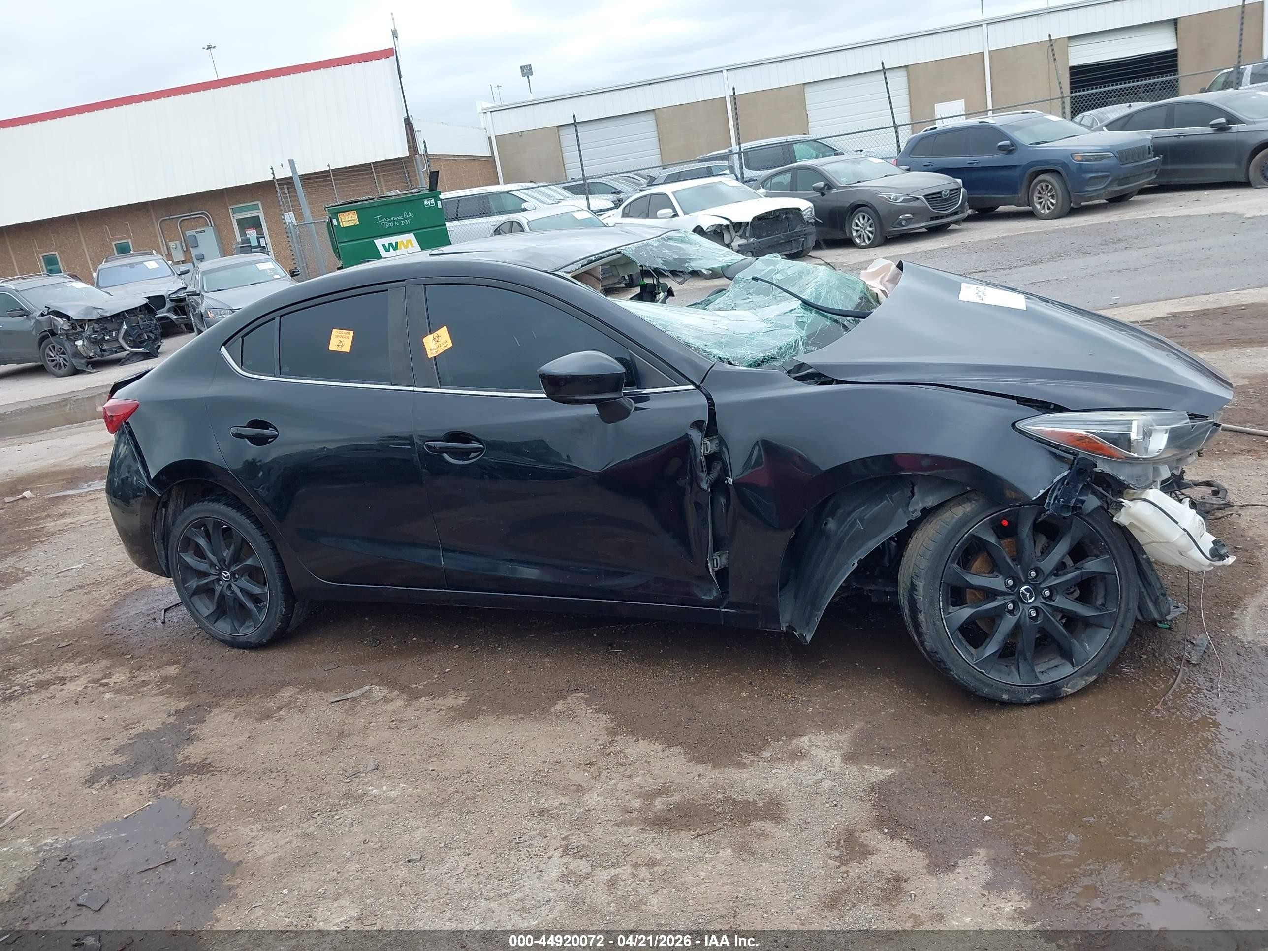 2014 Mazda Mazda3 S Grand Touring Black vin: JM1BM1W34E1109759