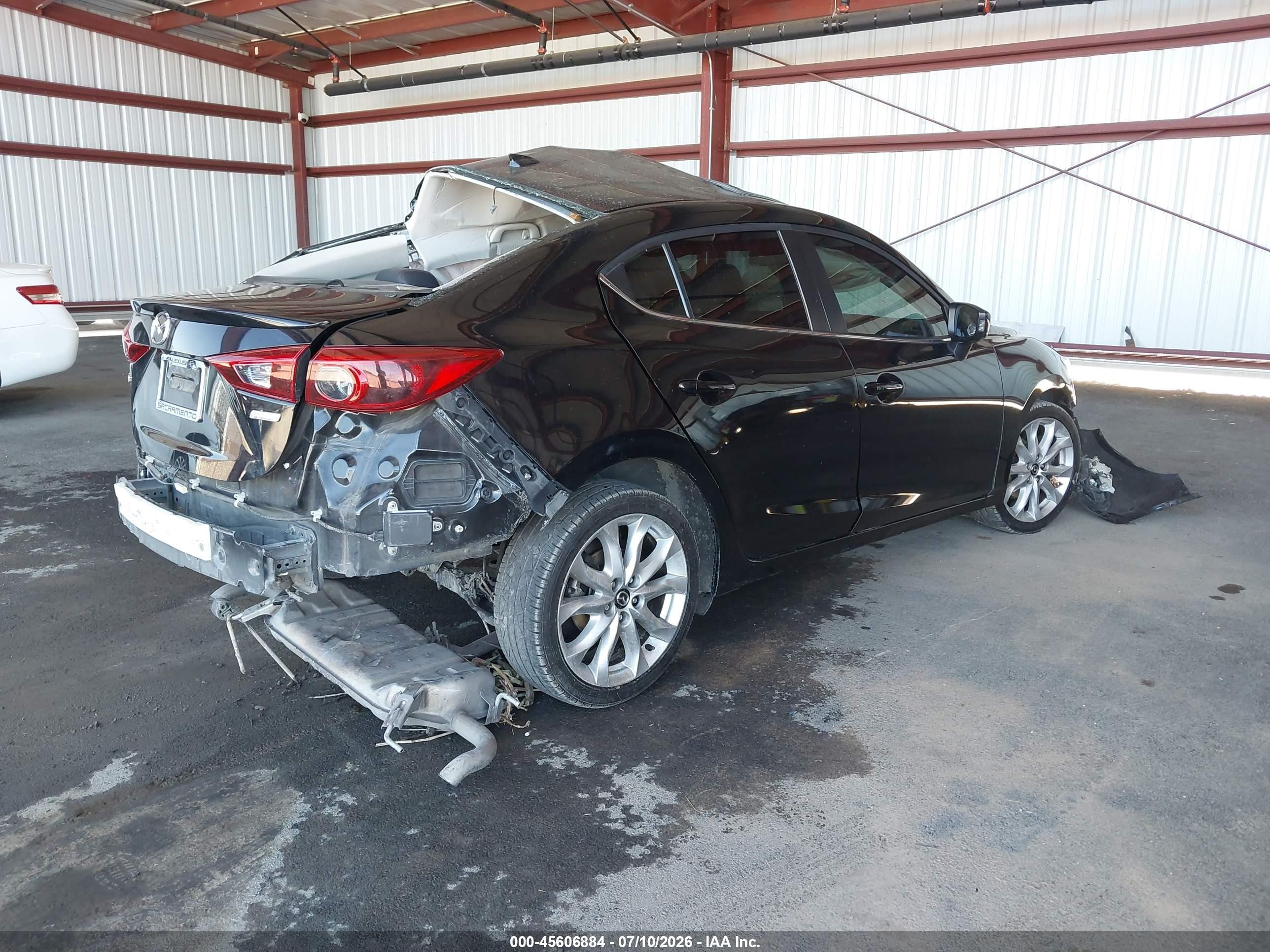 2014 Mazda Mazda3 S Grand Touring Black vin: JM1BM1W34E1202491