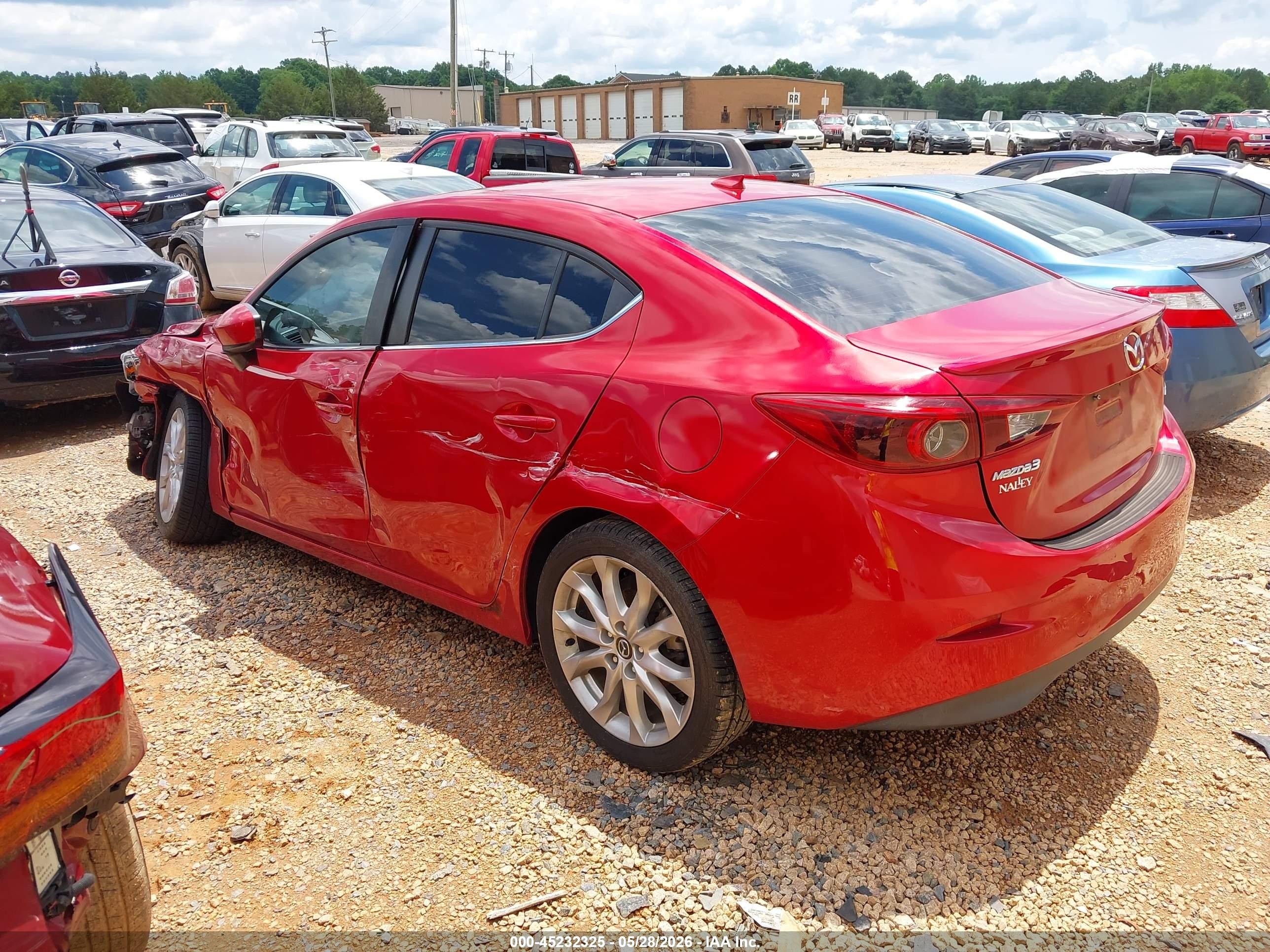 2014 Mazda Mazda3 S Grand Touring Красный vin: JM1BM1W35E1106658