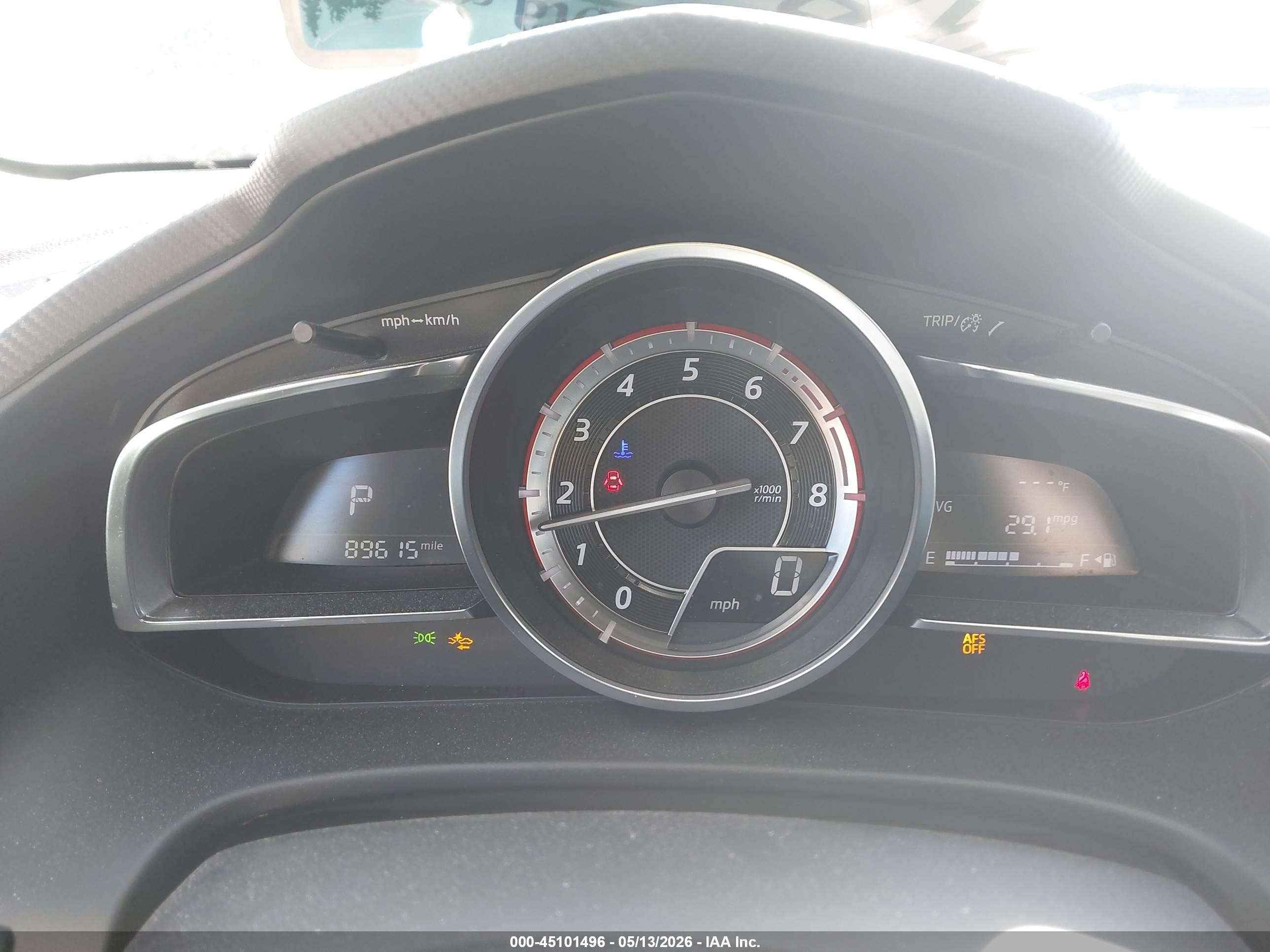 2015 Mazda Mazda3 S Grand Touring Белый vin: JM1BM1W35F1261602