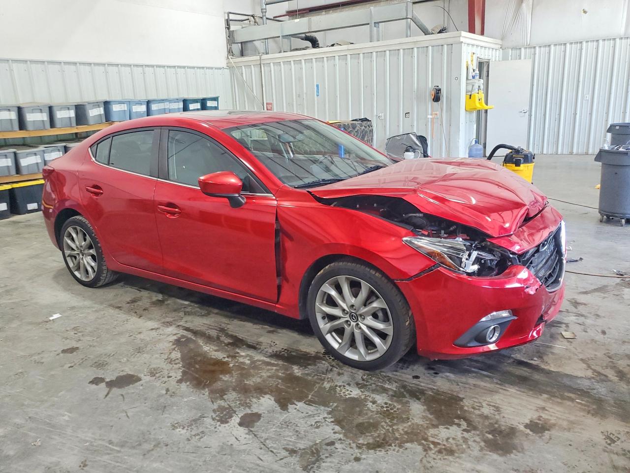 2015 Mazda 3 Grand Touring Red vin: JM1BM1W36F1219875