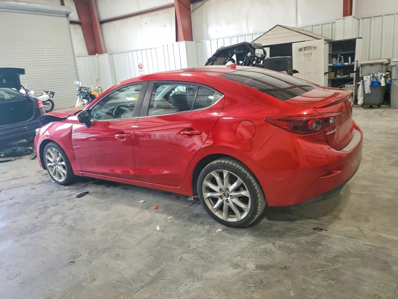 2015 Mazda 3 Grand Touring Red vin: JM1BM1W36F1219875