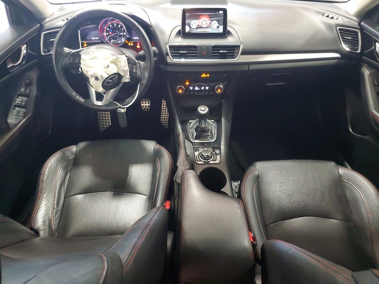 2015 Mazda 3 Grand Touring Red vin: JM1BM1W36F1219875