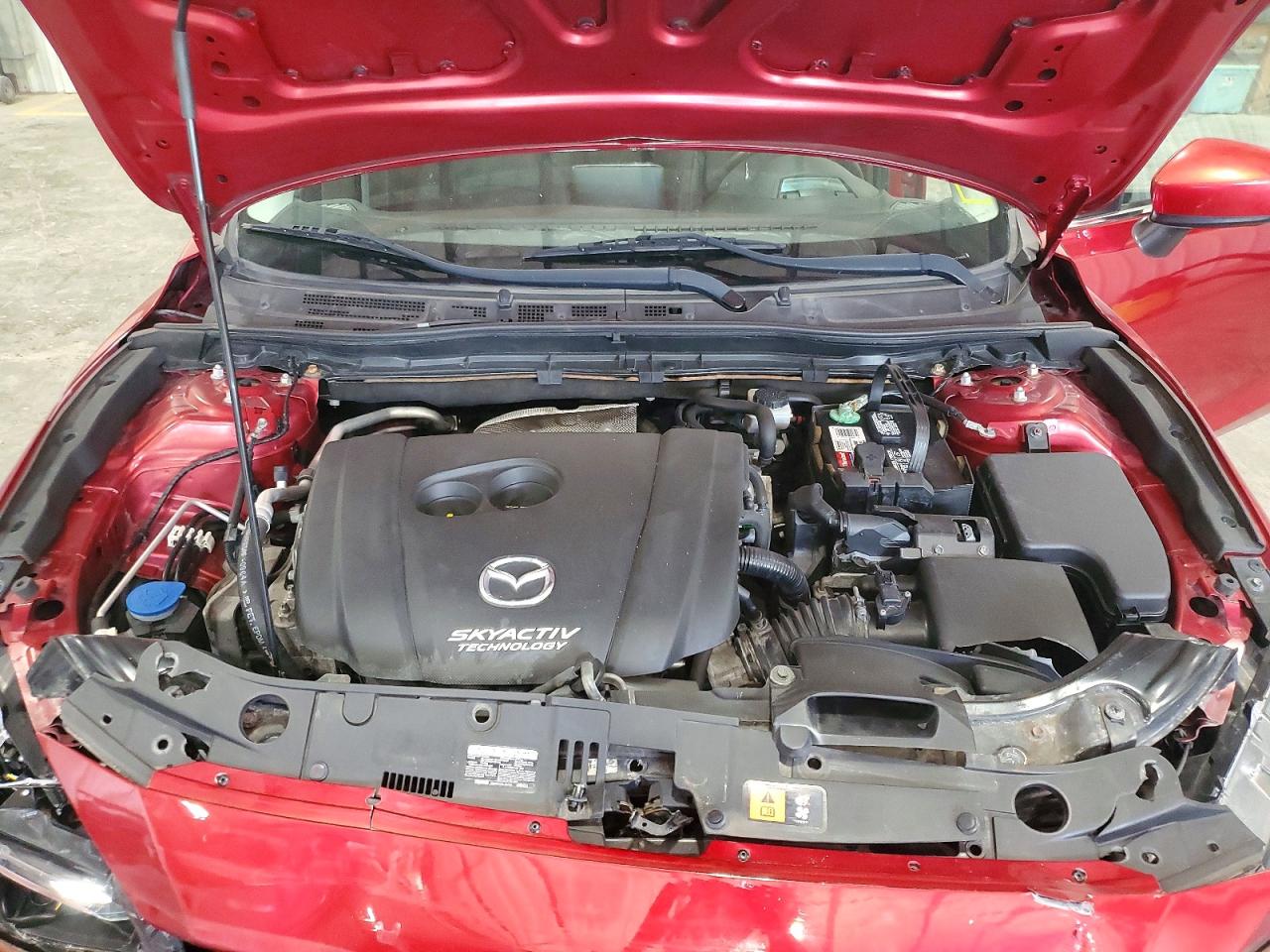 2015 Mazda 3 Grand Touring Red vin: JM1BM1W36F1219875