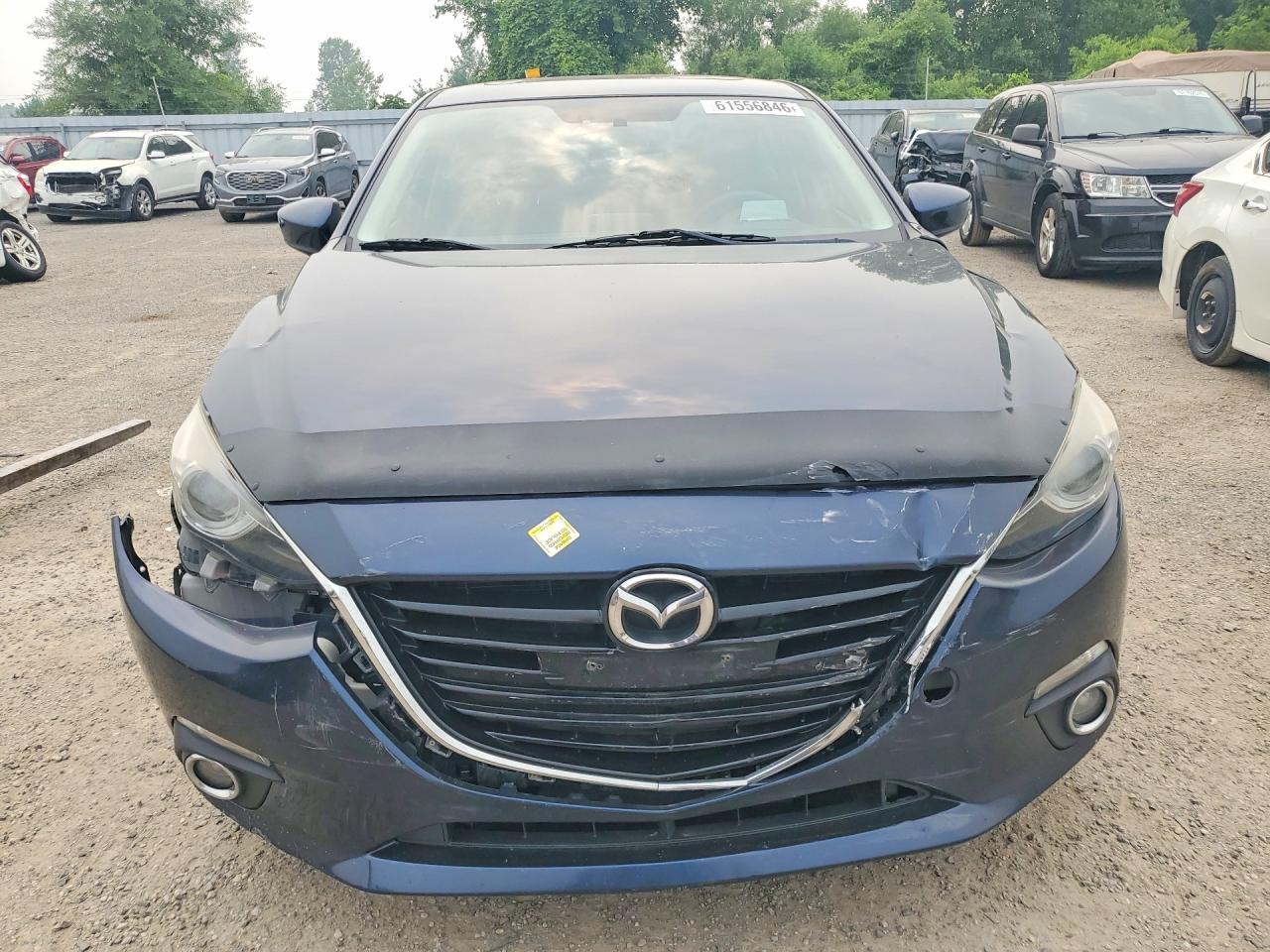 2015 Mazda 3 Grand Touring Blue vin: JM1BM1W36F1265321