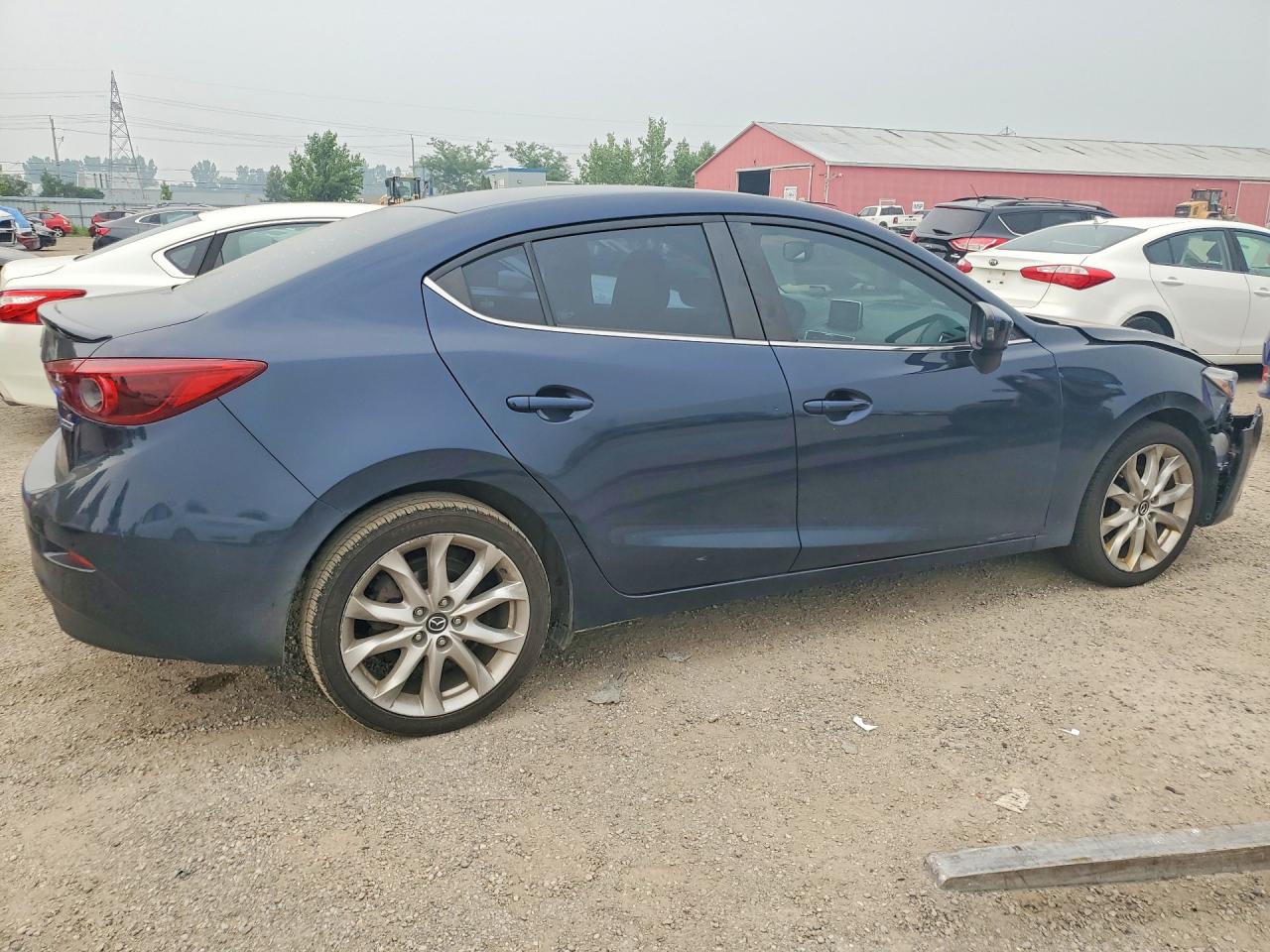 2015 Mazda 3 Grand Touring Blue vin: JM1BM1W36F1265321