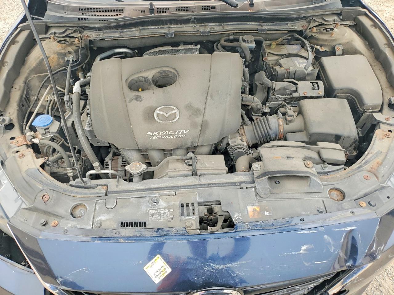 2015 Mazda 3 Grand Touring Blue vin: JM1BM1W36F1265321