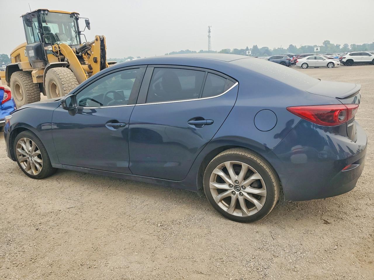 2015 Mazda 3 Grand Touring Blue vin: JM1BM1W36F1265321