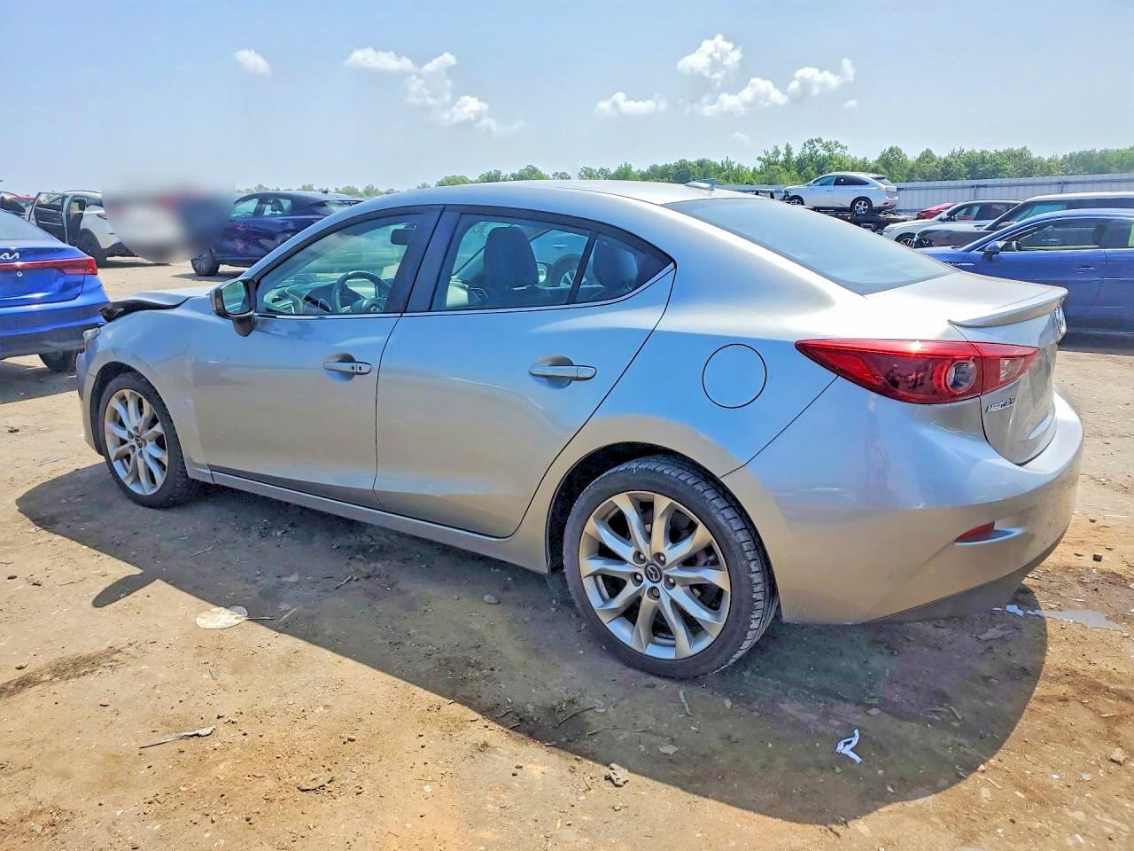 2014 Mazda 3 Grand Touring Silver vin: JM1BM1W37E1146143